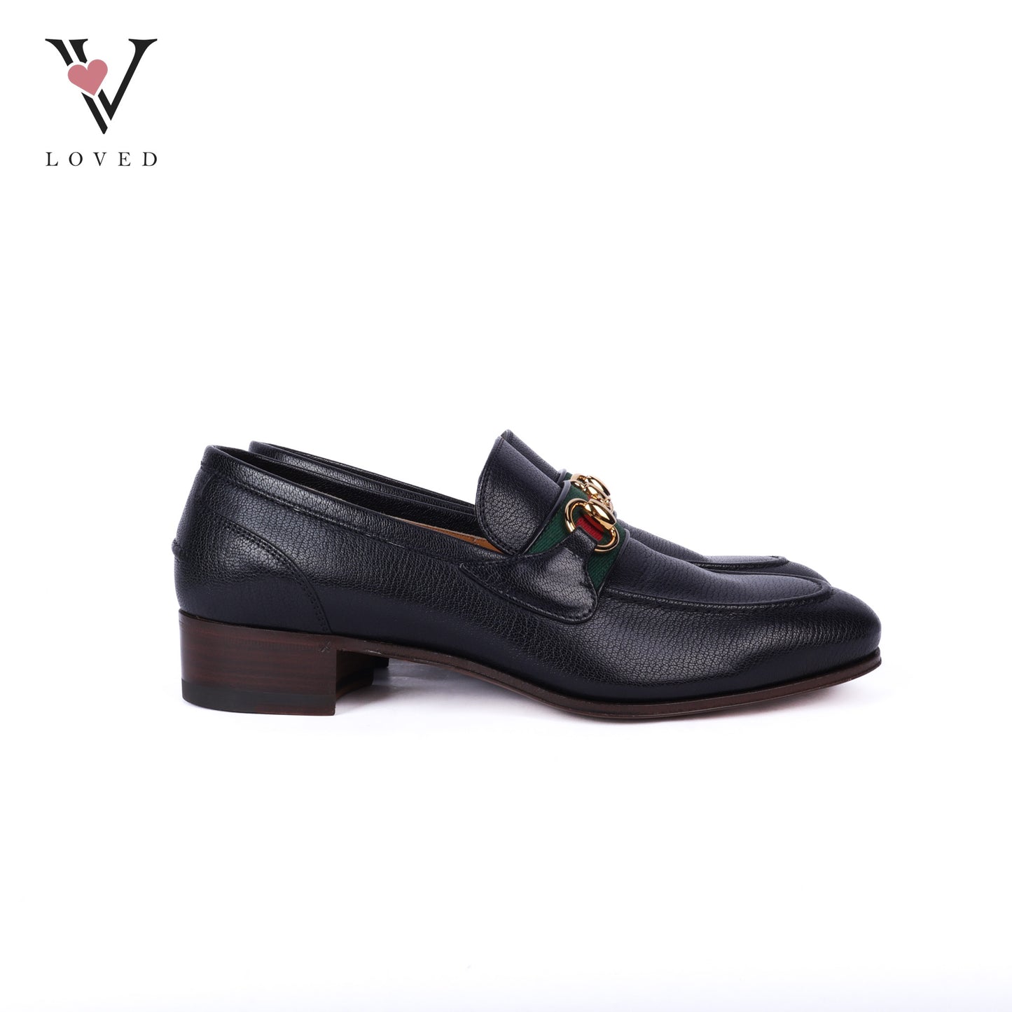 Havely Web Horsebit Loafer Grain Leather