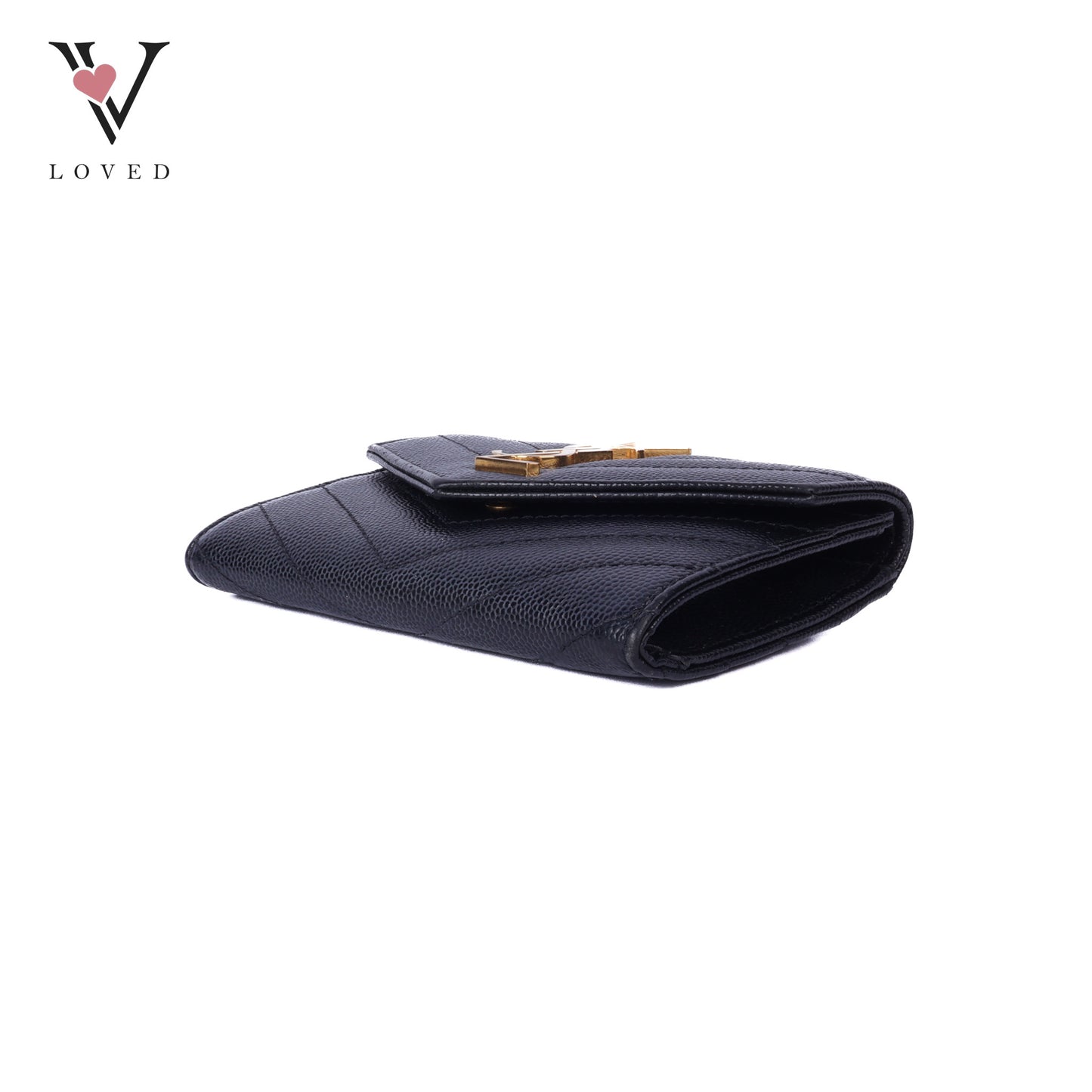 Compact Monogram Quilted Wallet