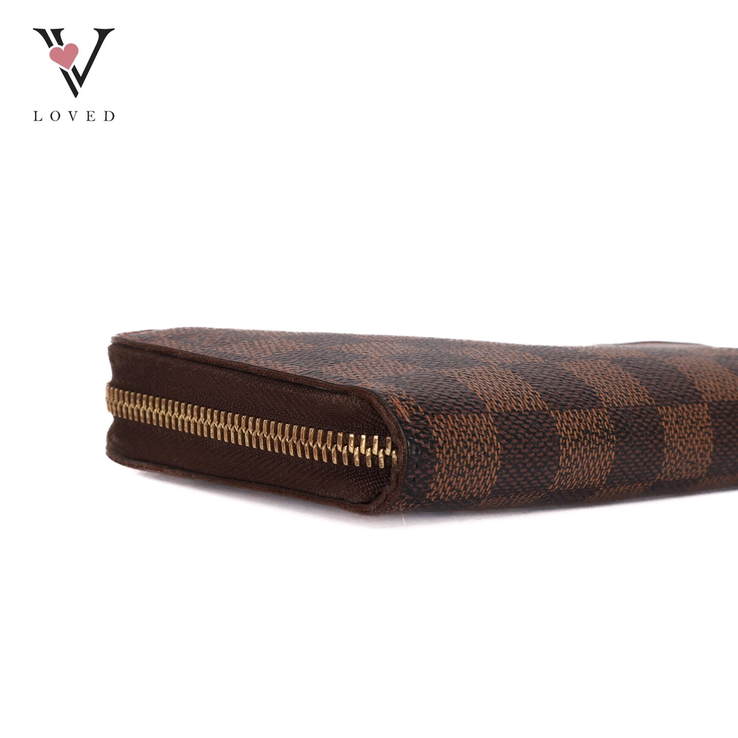 Long Zippy Organizer Wallet In Brown Damier Ebene