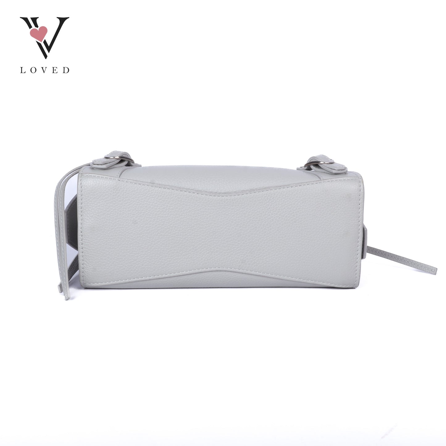 Grey Neo Classic City Mini Leather Handbag