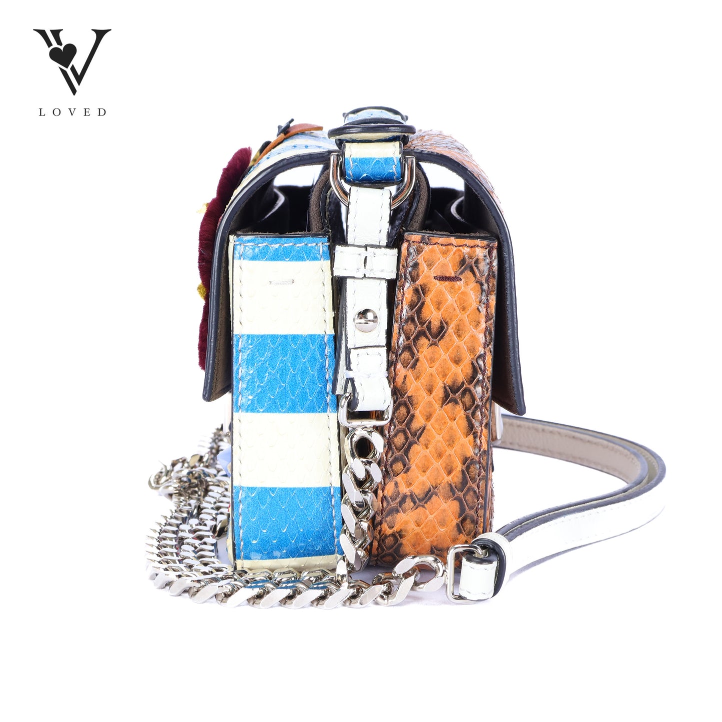 Flowerland Double Baguette Crossbody Bag