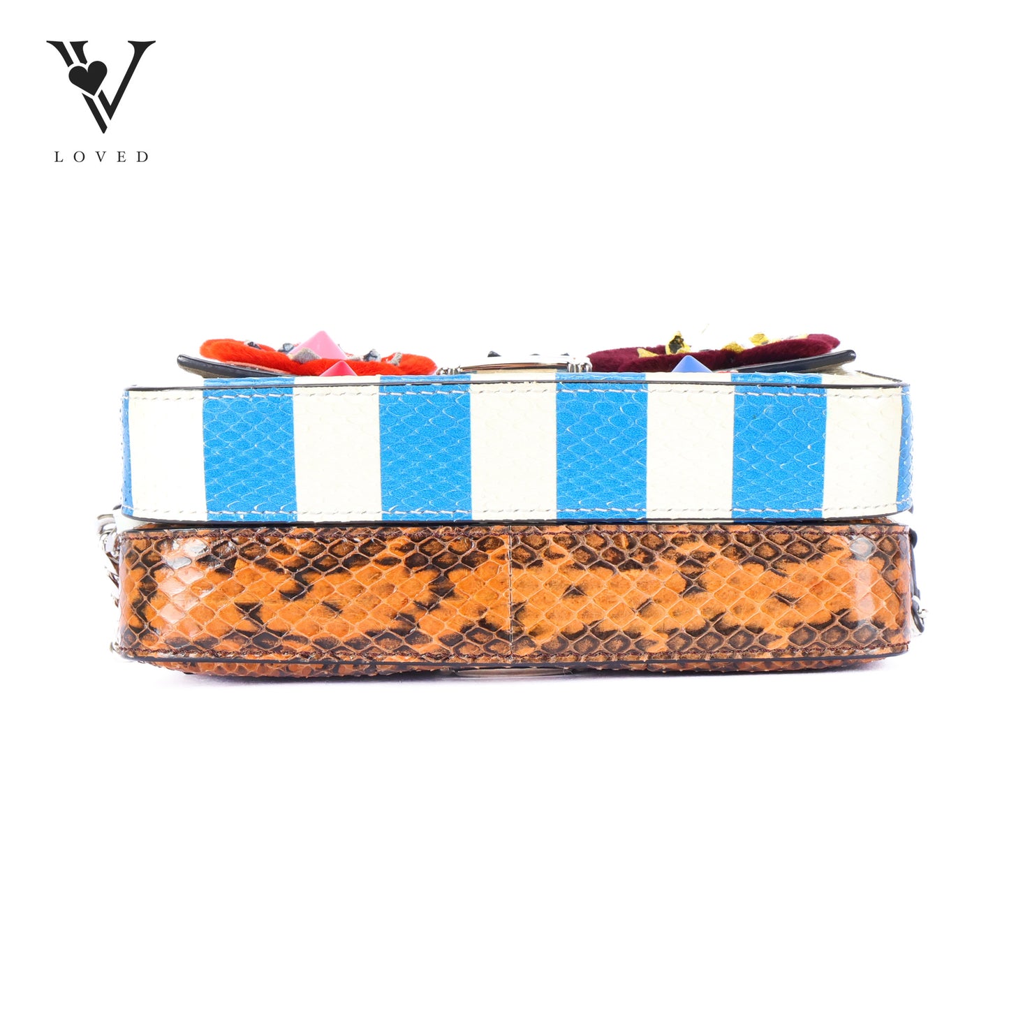 Flowerland Double Baguette Crossbody Bag