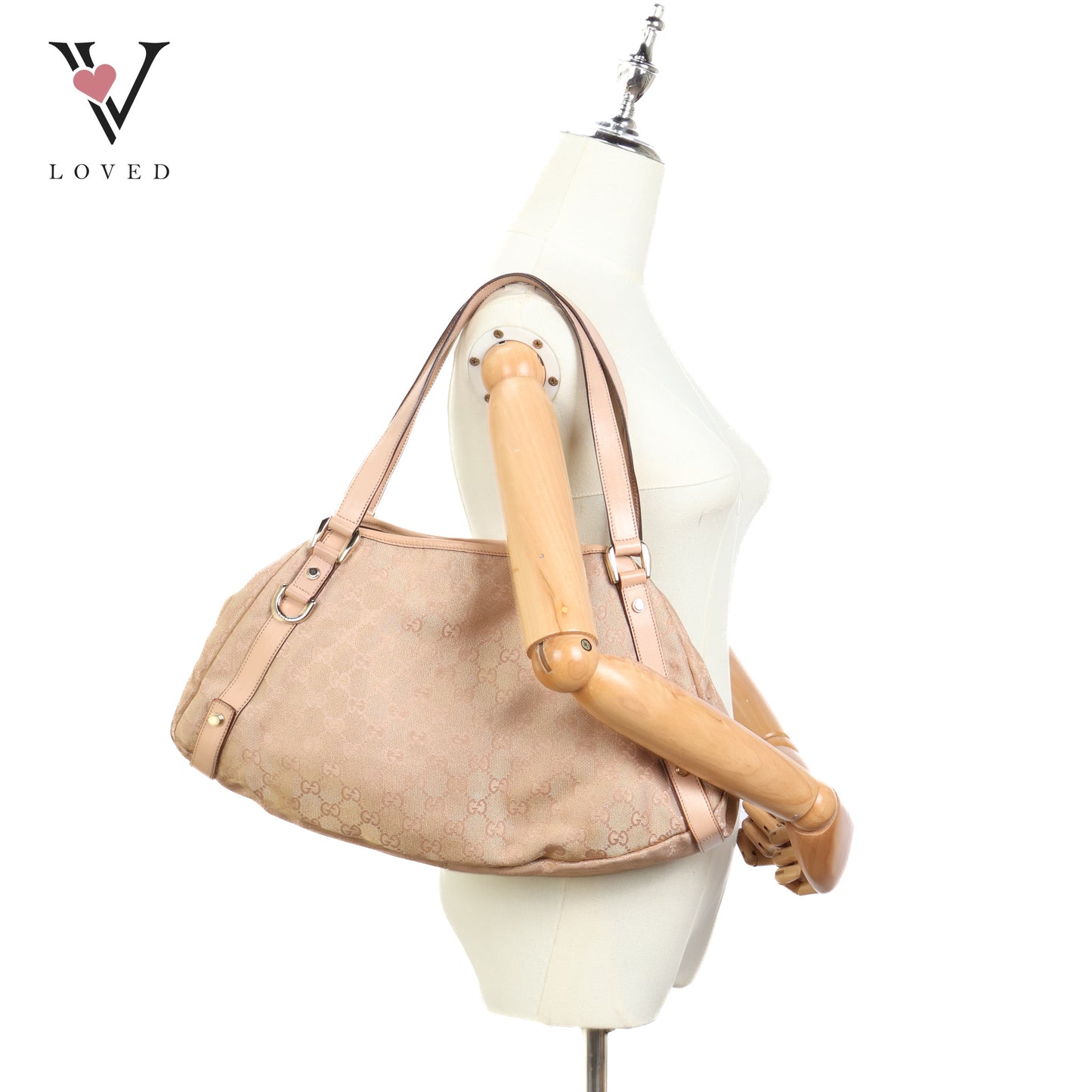 Pelham In Rose Gold Leather Shoulder Bag