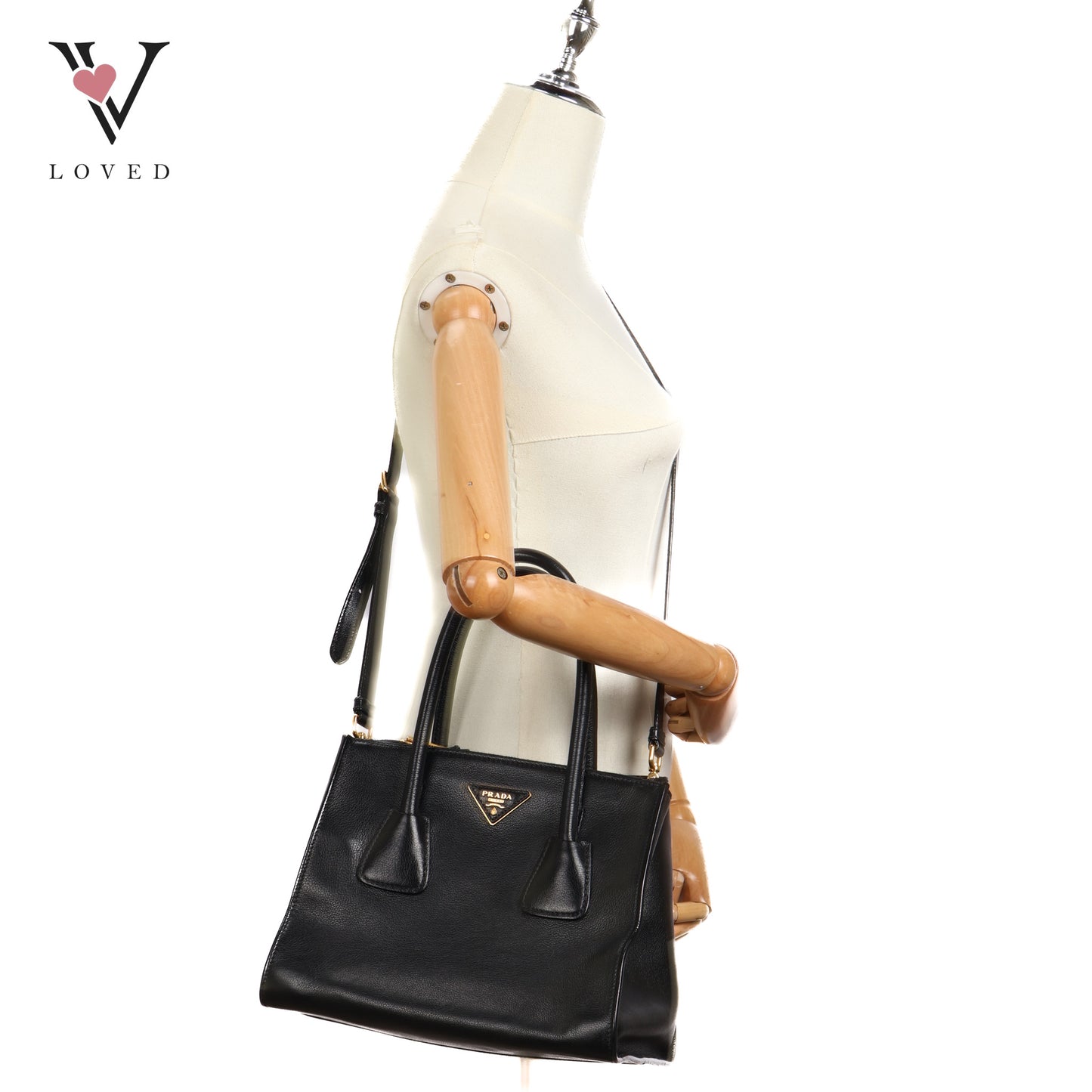 Black Glace Calf Handbag