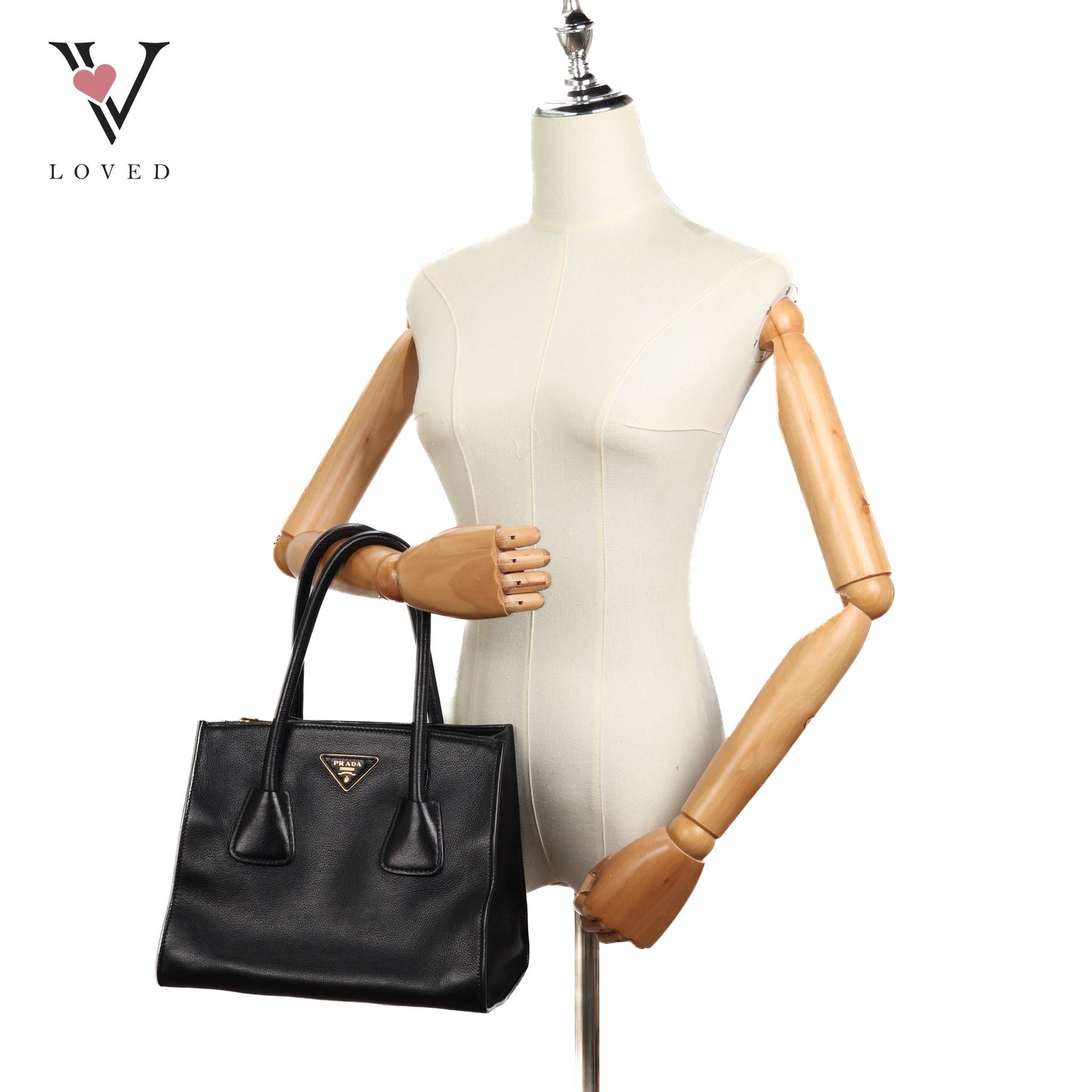 Black Glace Calf Handbag