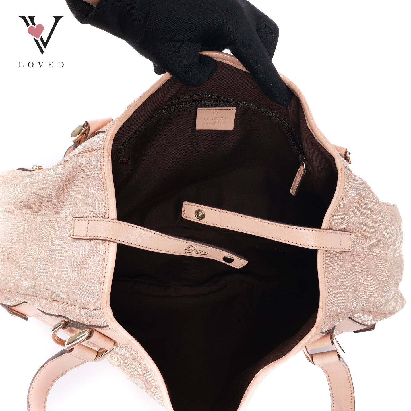 Pelham In Rose Gold Leather Shoulder Bag