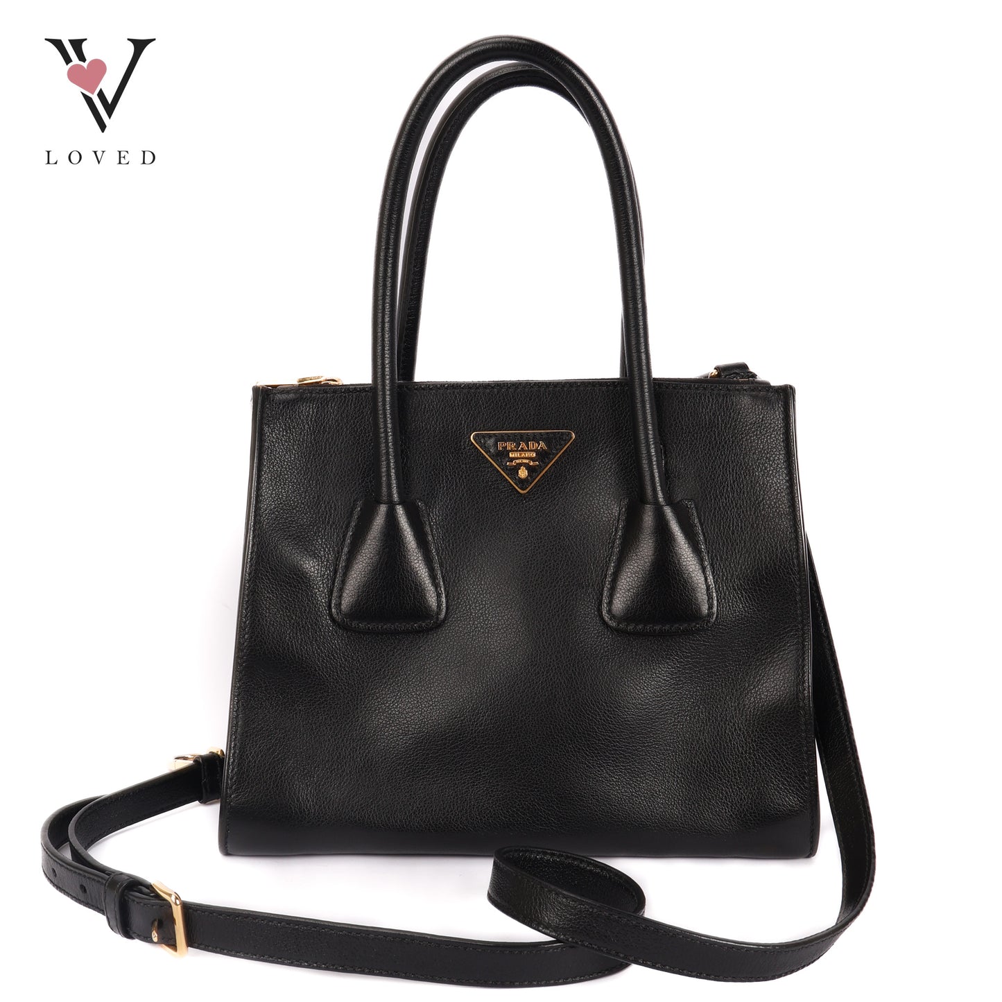 Black Glace Calf Handbag