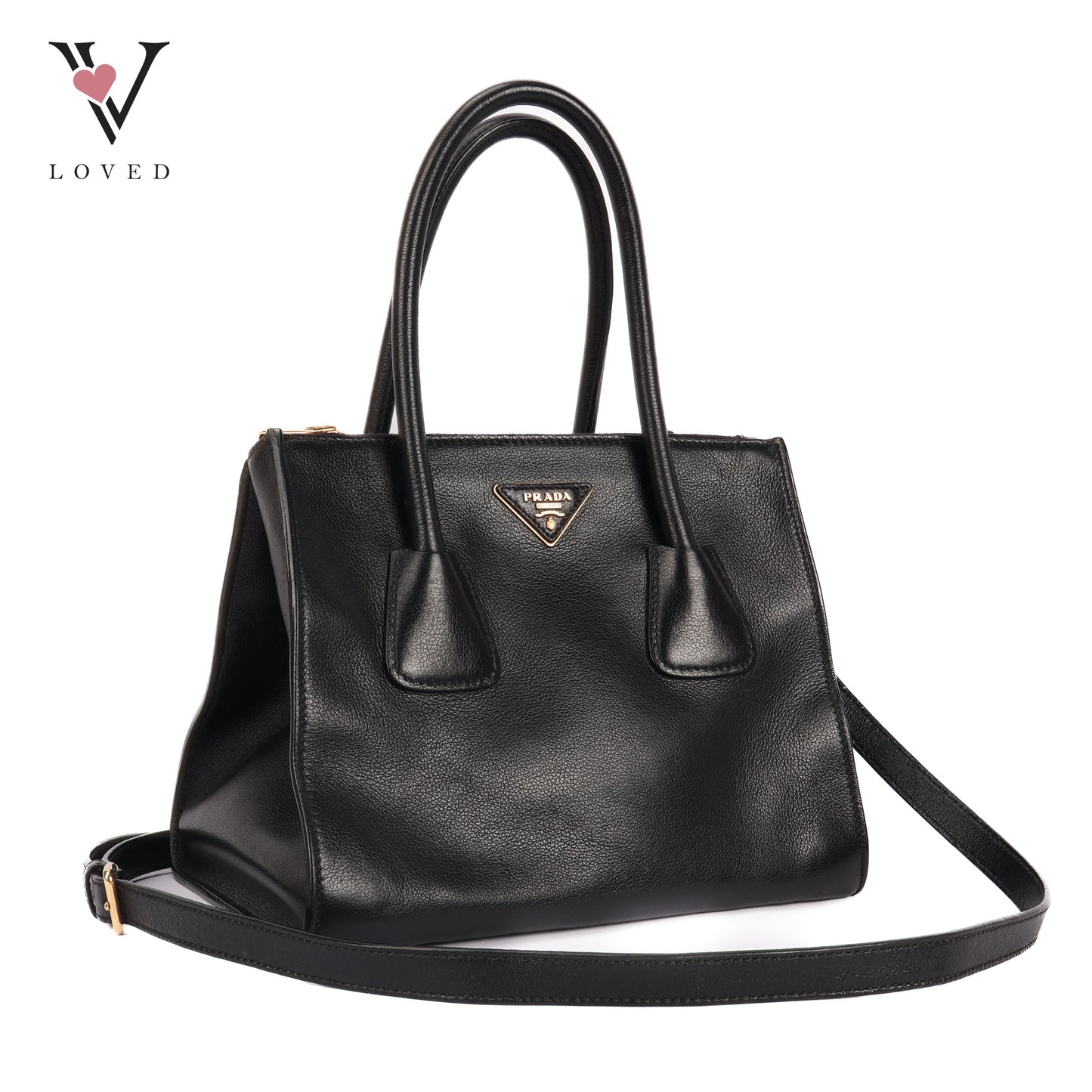 Black Glace Calf Handbag