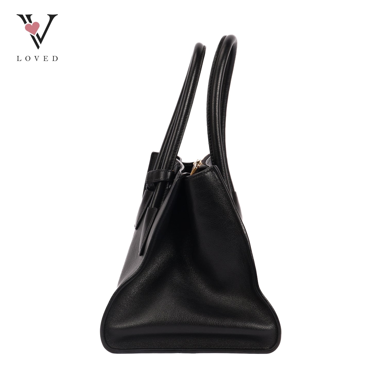 Black Glace Calf Handbag