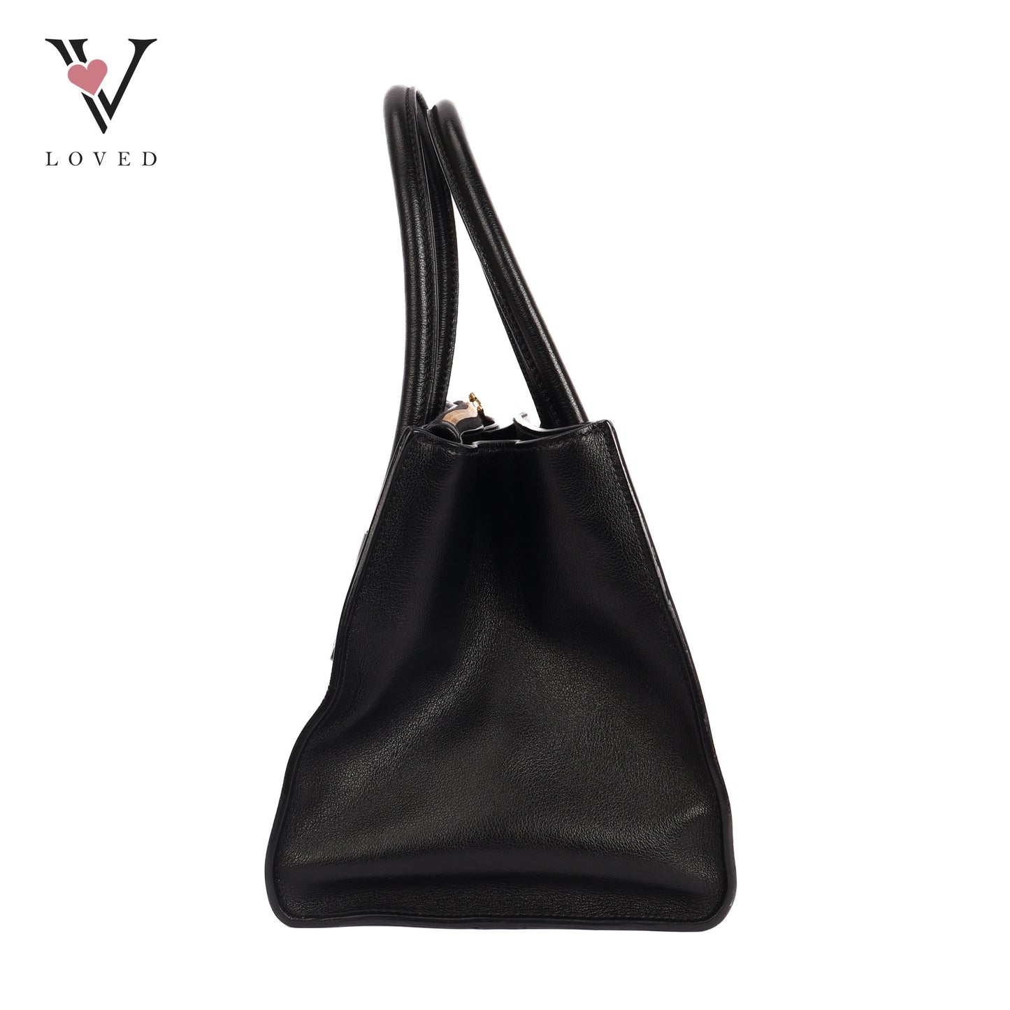 Black Glace Calf Handbag