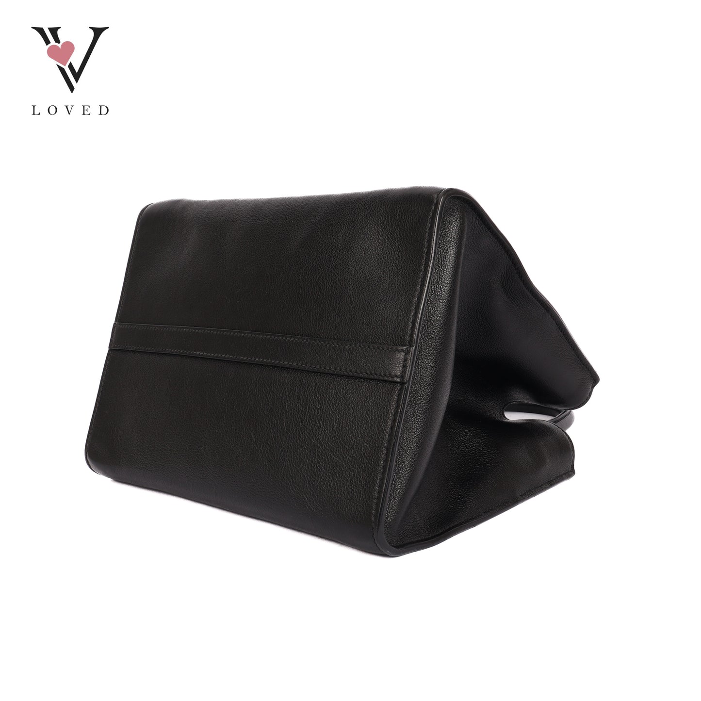 Black Glace Calf Handbag