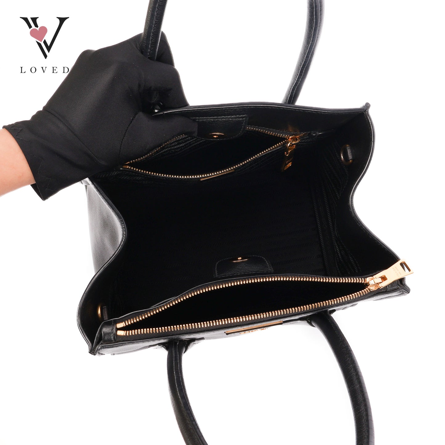 Black Glace Calf Handbag