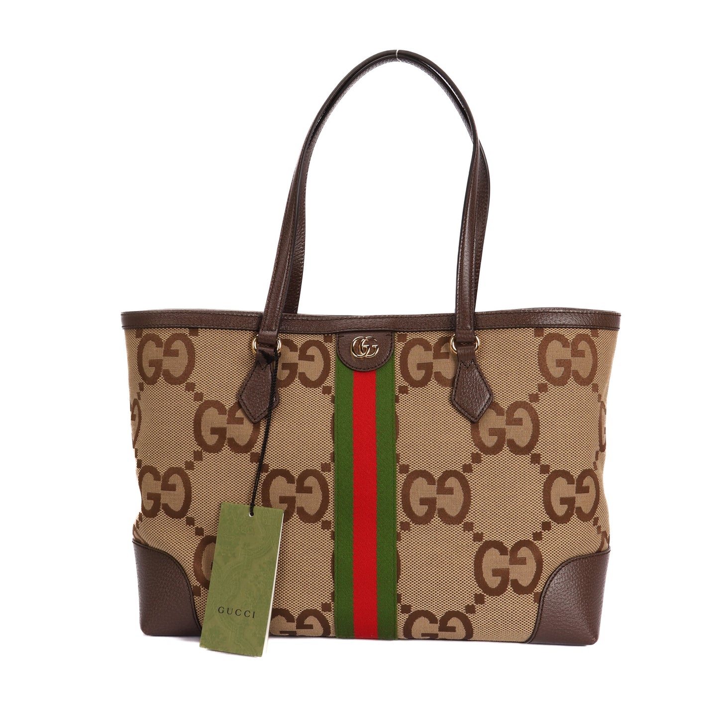 Ophidia Jumbo GG In Beige Tote Bag