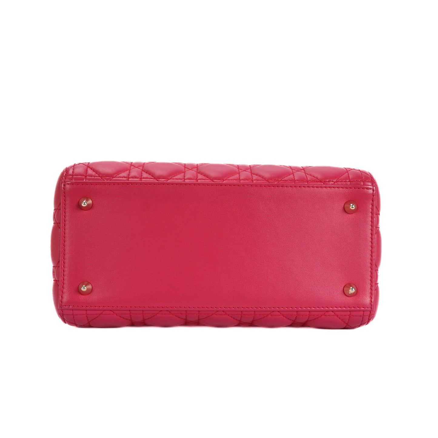 Lady Dior In Pink Leather Bag