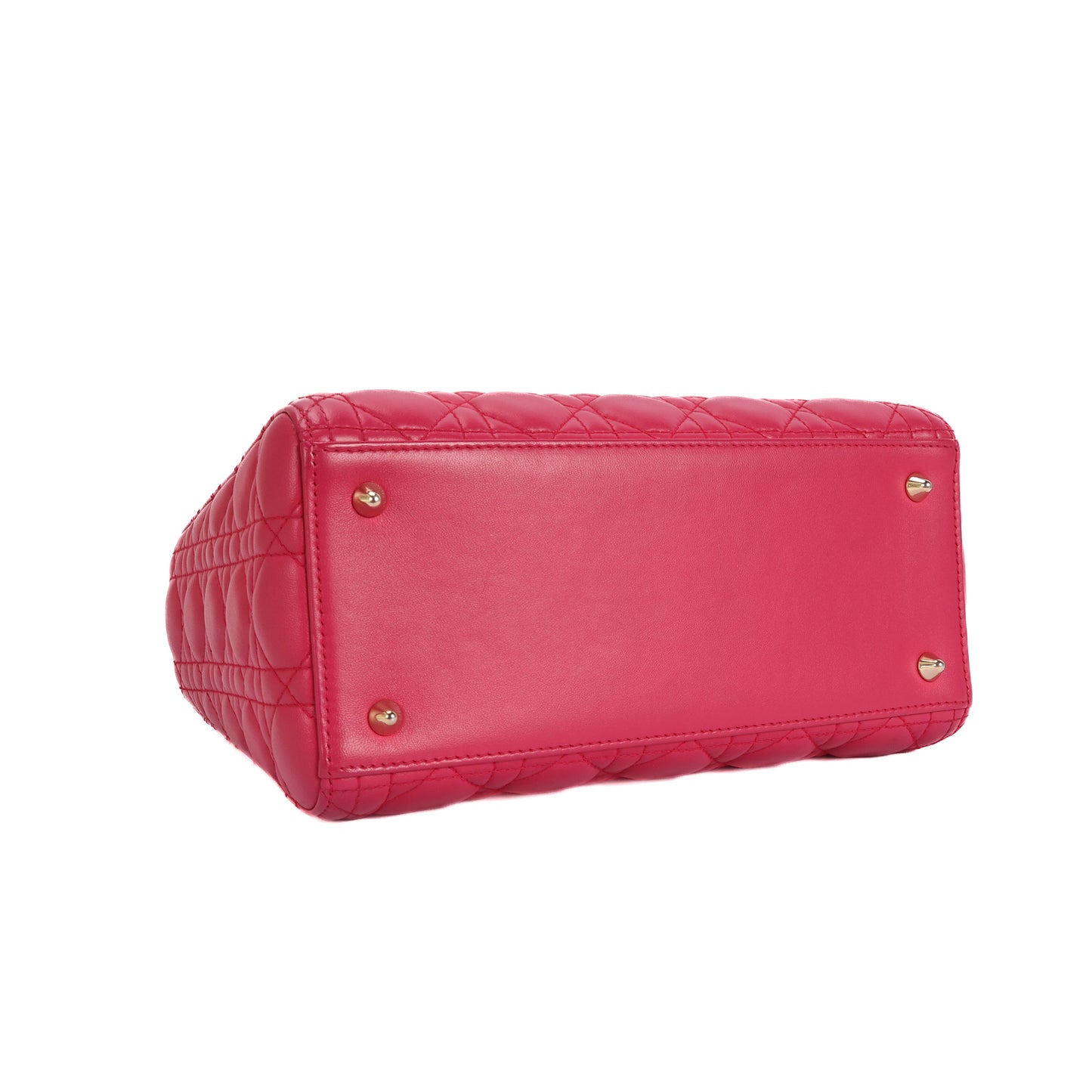 Lady Dior In Pink Leather Bag
