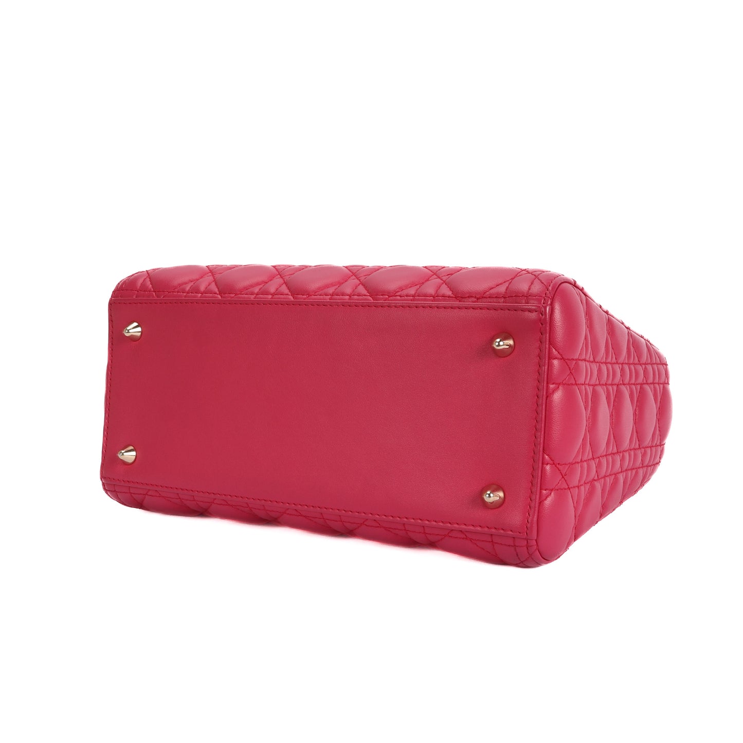 Lady Dior In Pink Leather Bag