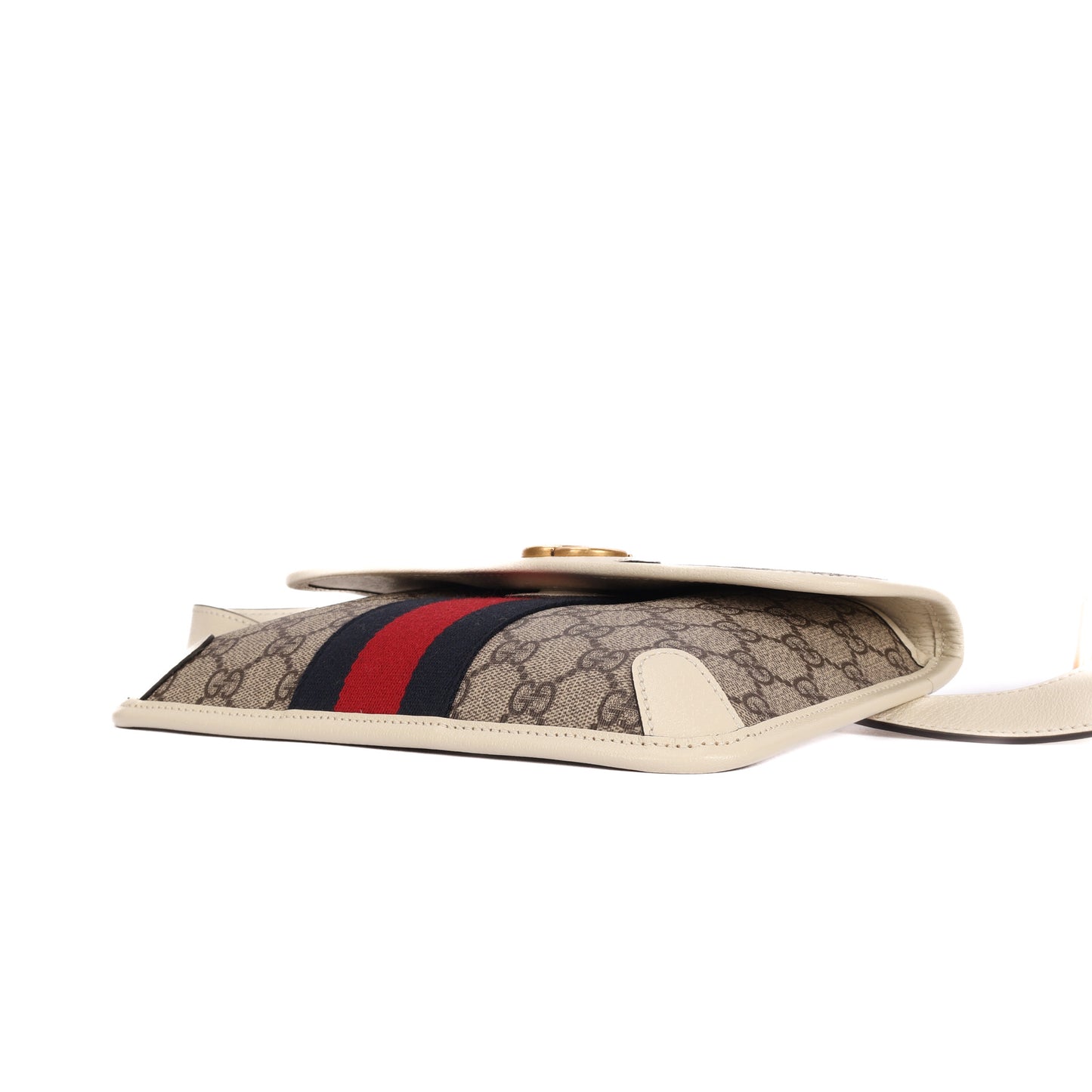 Belt Bag In White & Beige
