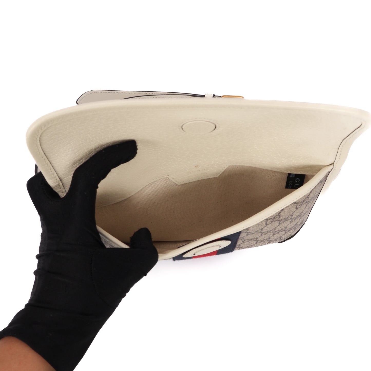 Belt Bag In White & Beige