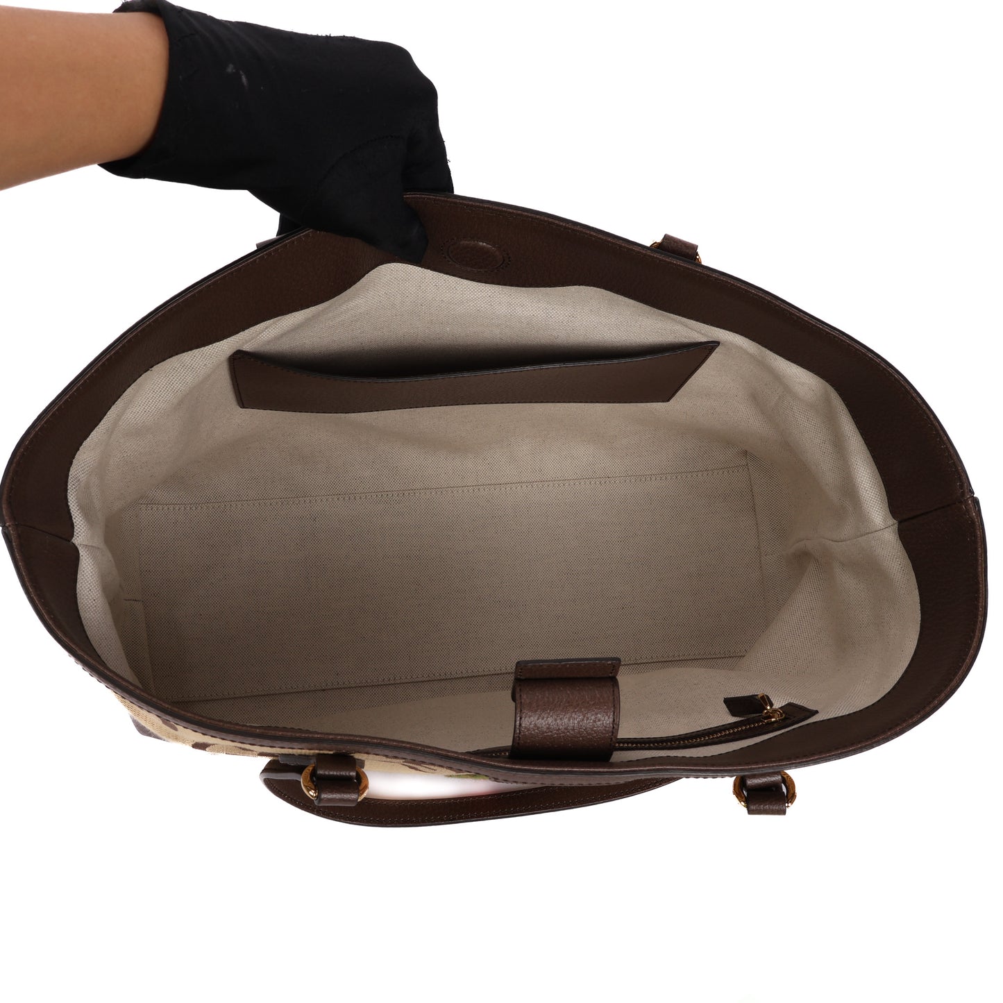 Ophidia Jumbo GG In Beige Tote Bag