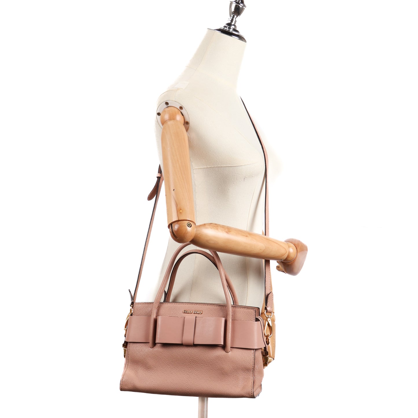 Madras Fiocco Bow Tote Bag