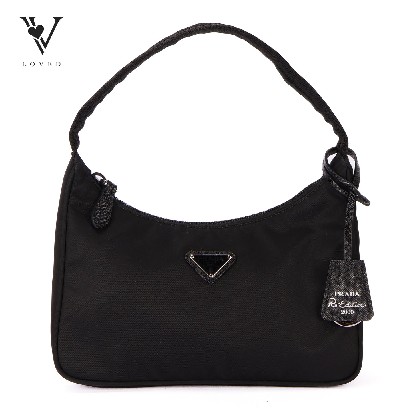 Re-Edition 2000 Mini Bag In Black Tessuto Nylon
