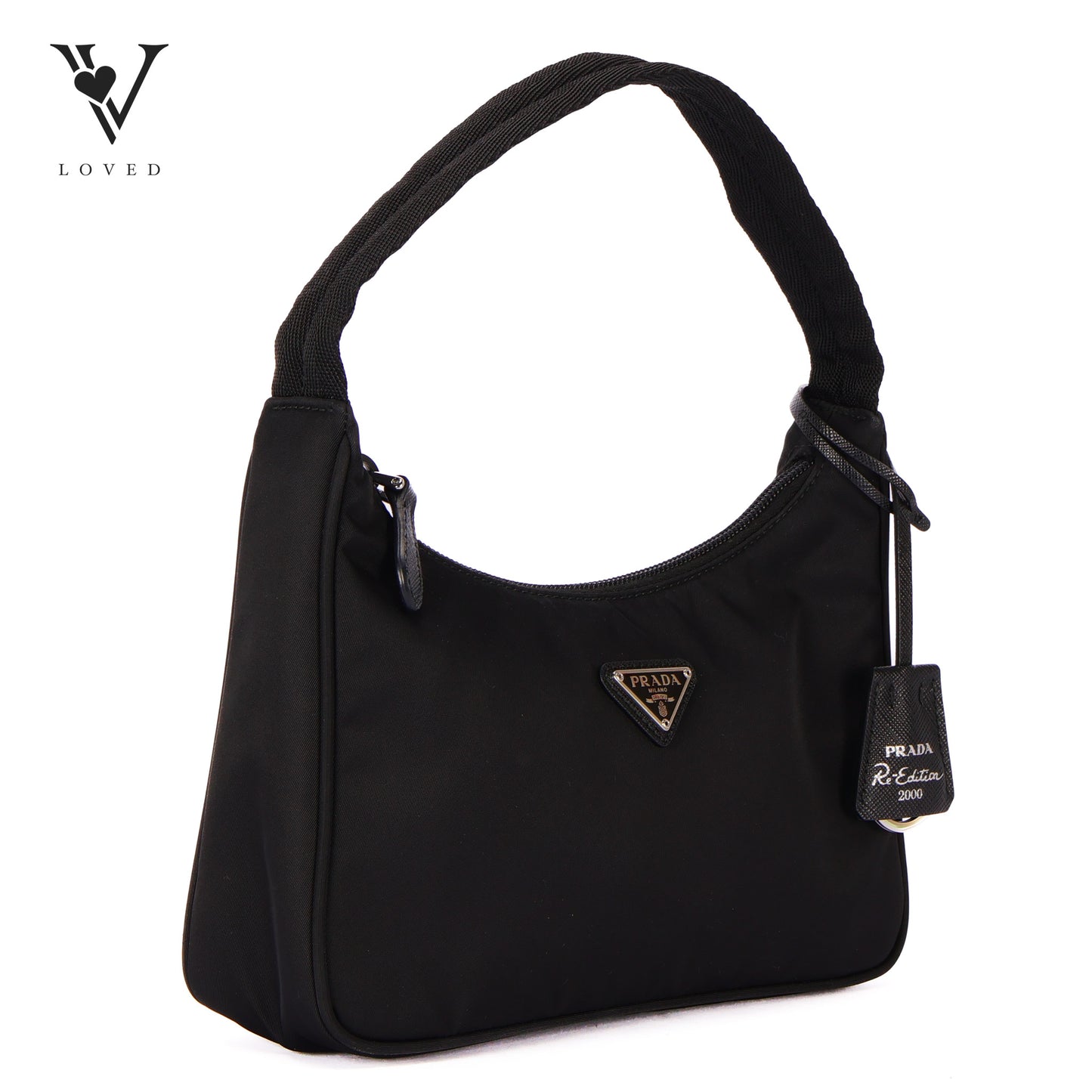 Re-Edition 2000 Mini Bag In Black Tessuto Nylon
