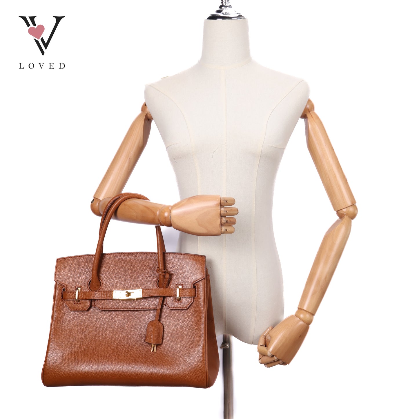 Handbag In Tan Leather Bag