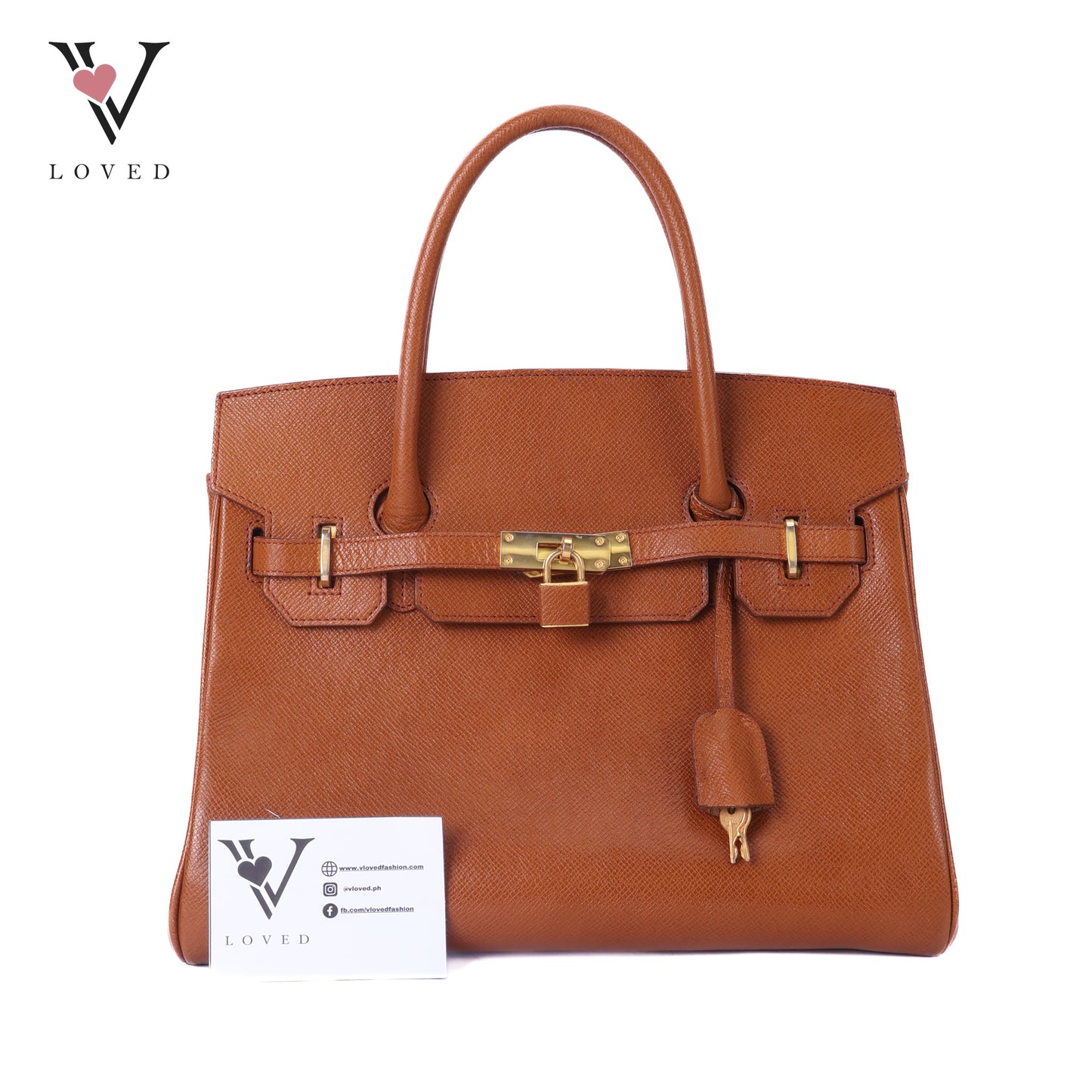 Handbag In Tan Leather Bag