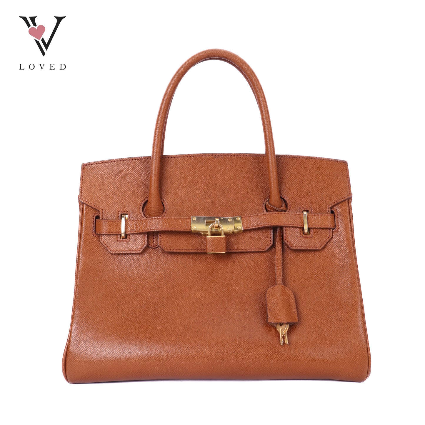 Handbag In Tan Leather Bag