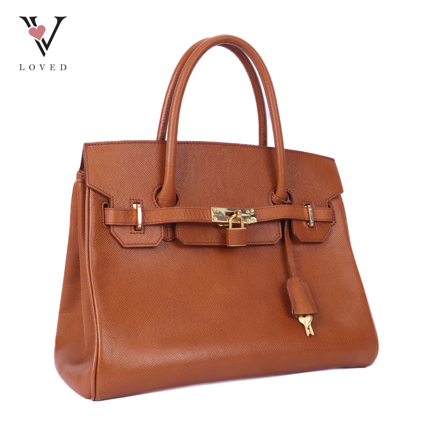 Handbag In Tan Leather Bag