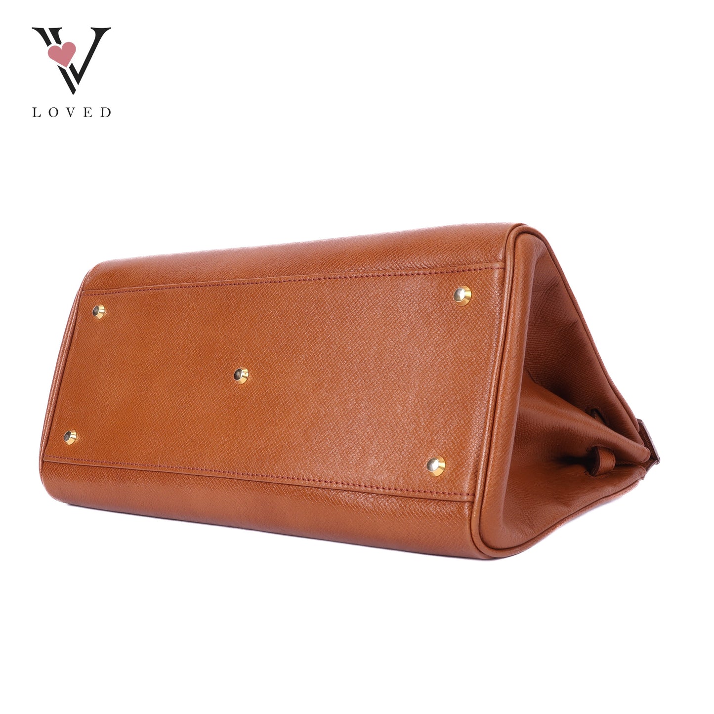 Handbag In Tan Leather Bag