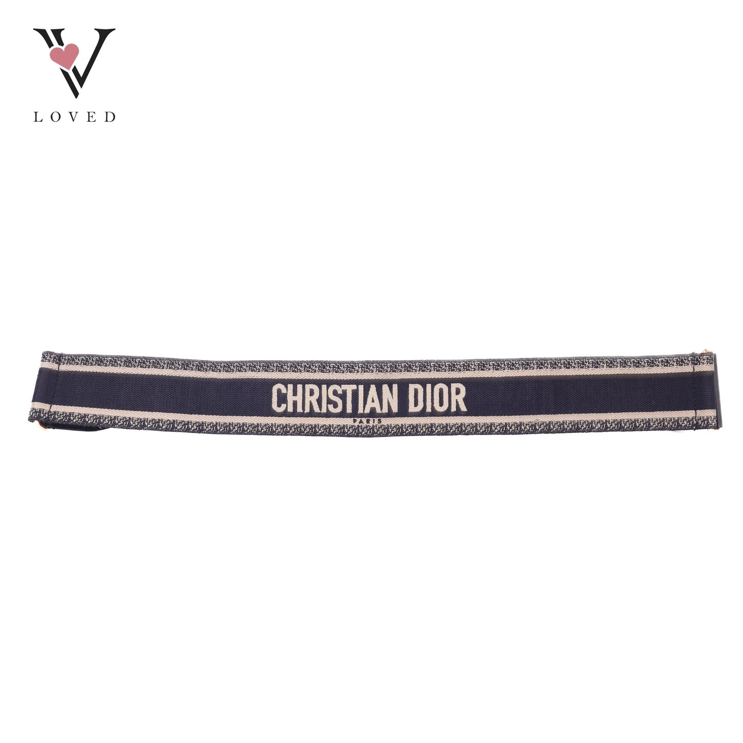 Embroidered Canvas In Navy Blue