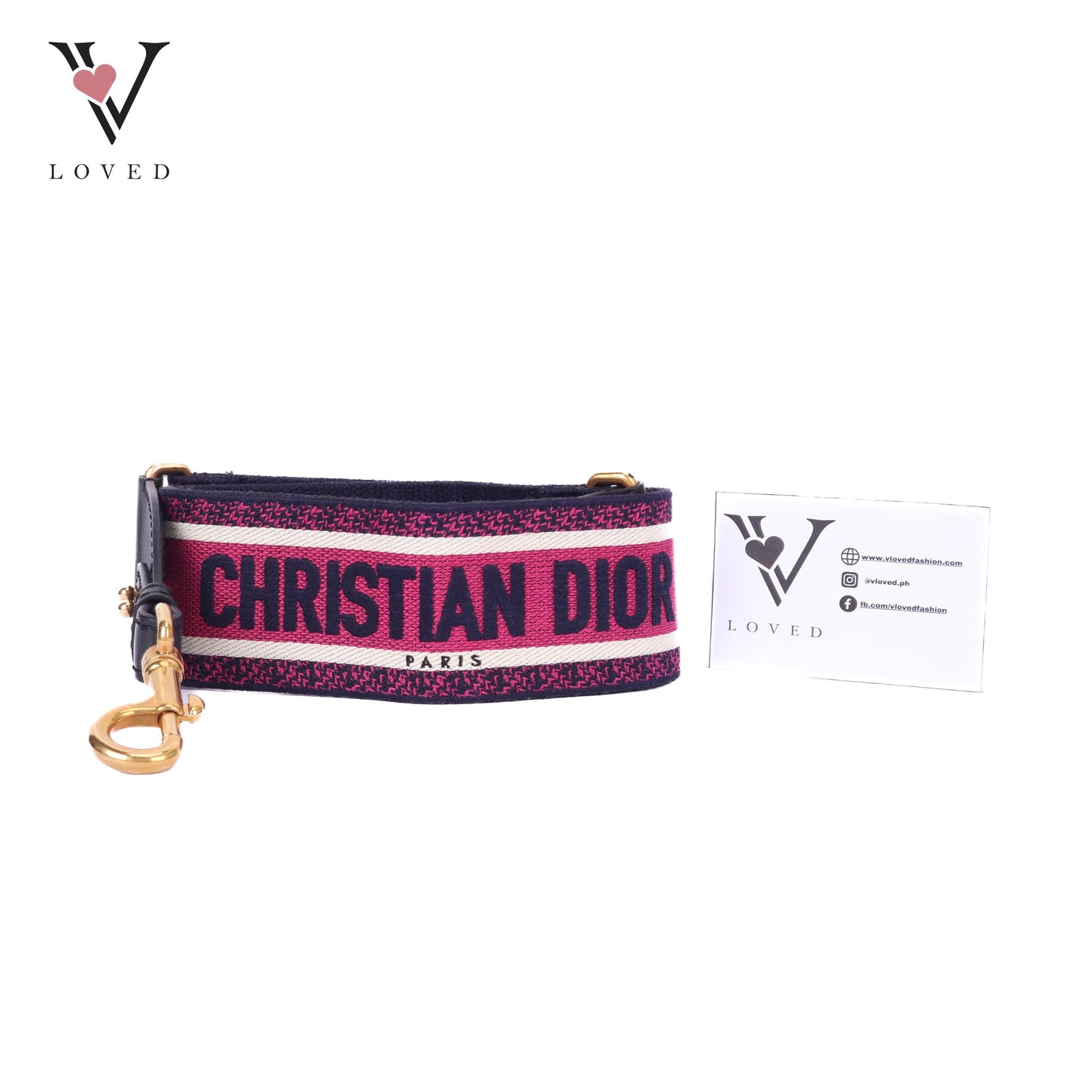 Embroidered Shoulder Strap In Multiple Colors