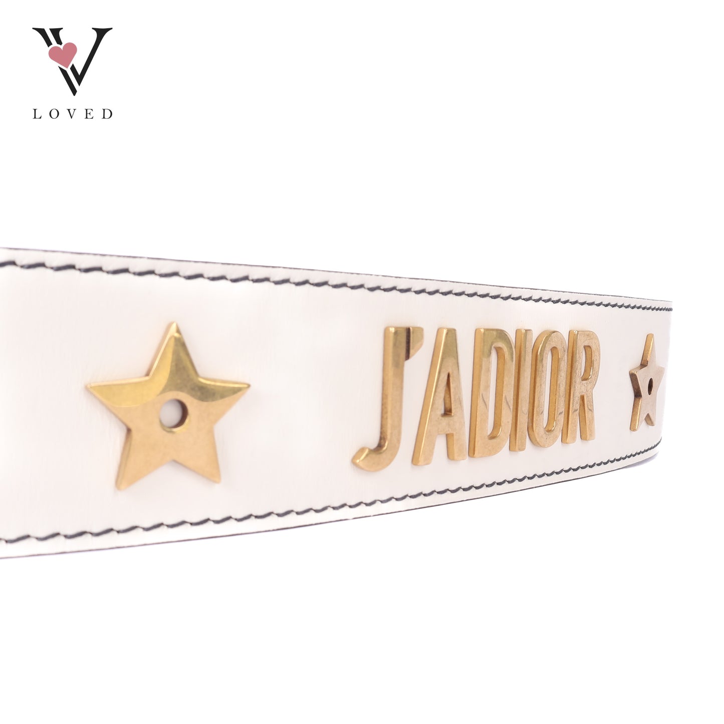 J'Adior In Latte Calfskin Shoulder Strap