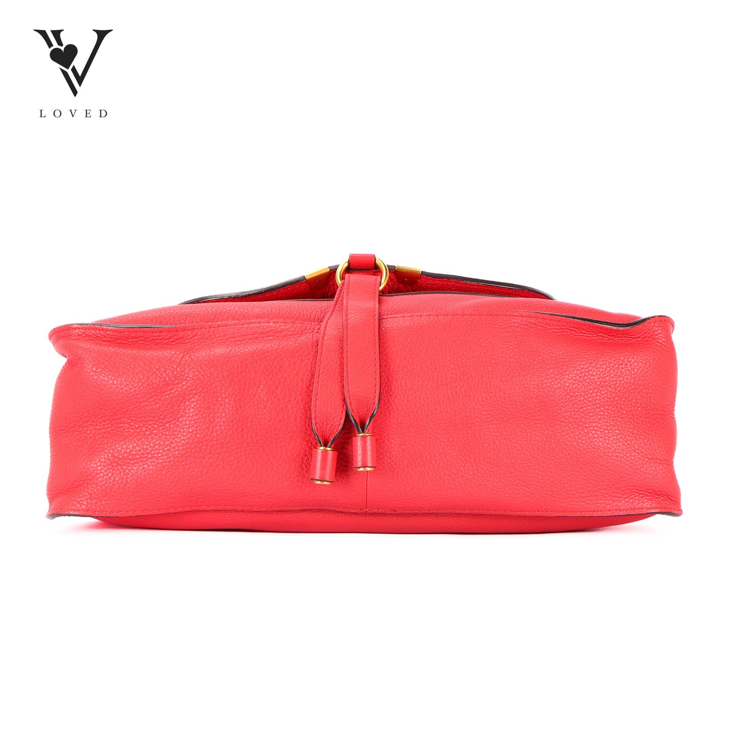 Marcie Double Carry Bag In Grained Calfskin Leather