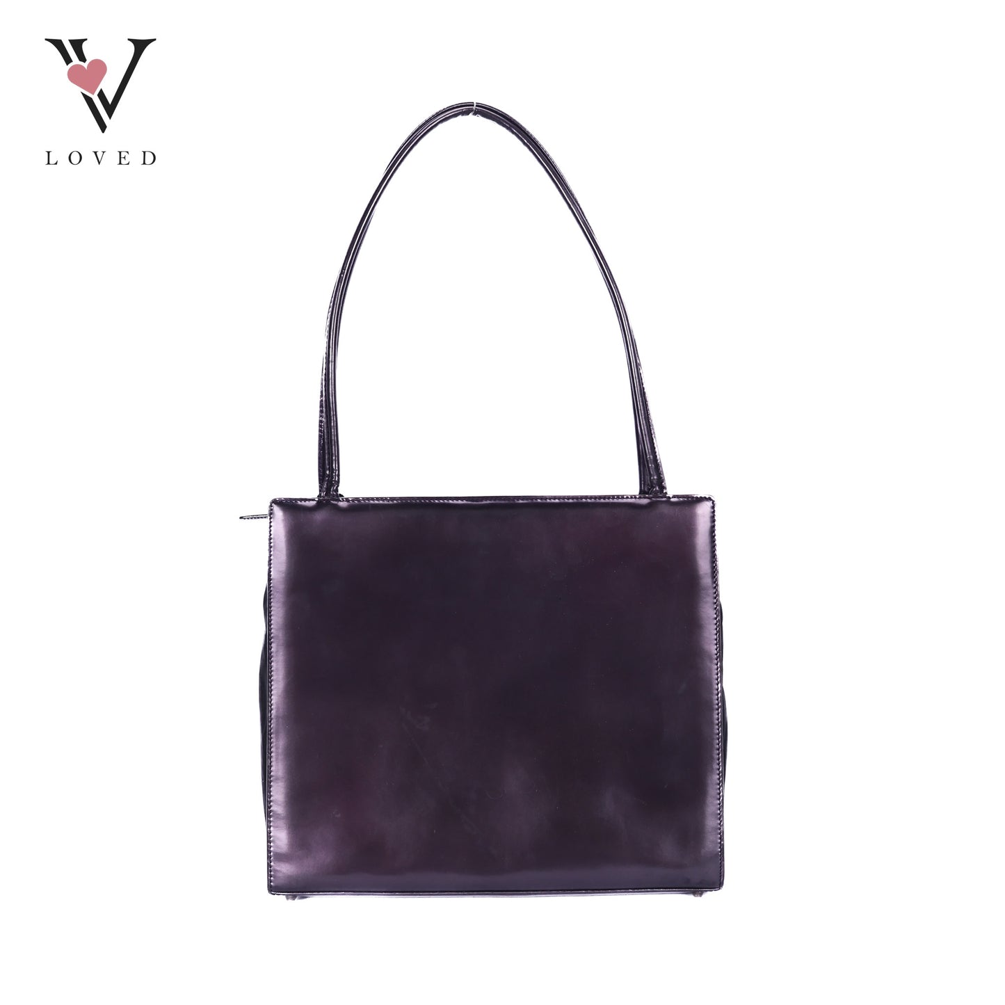 Purple Patent Leather Lady Dior Bag