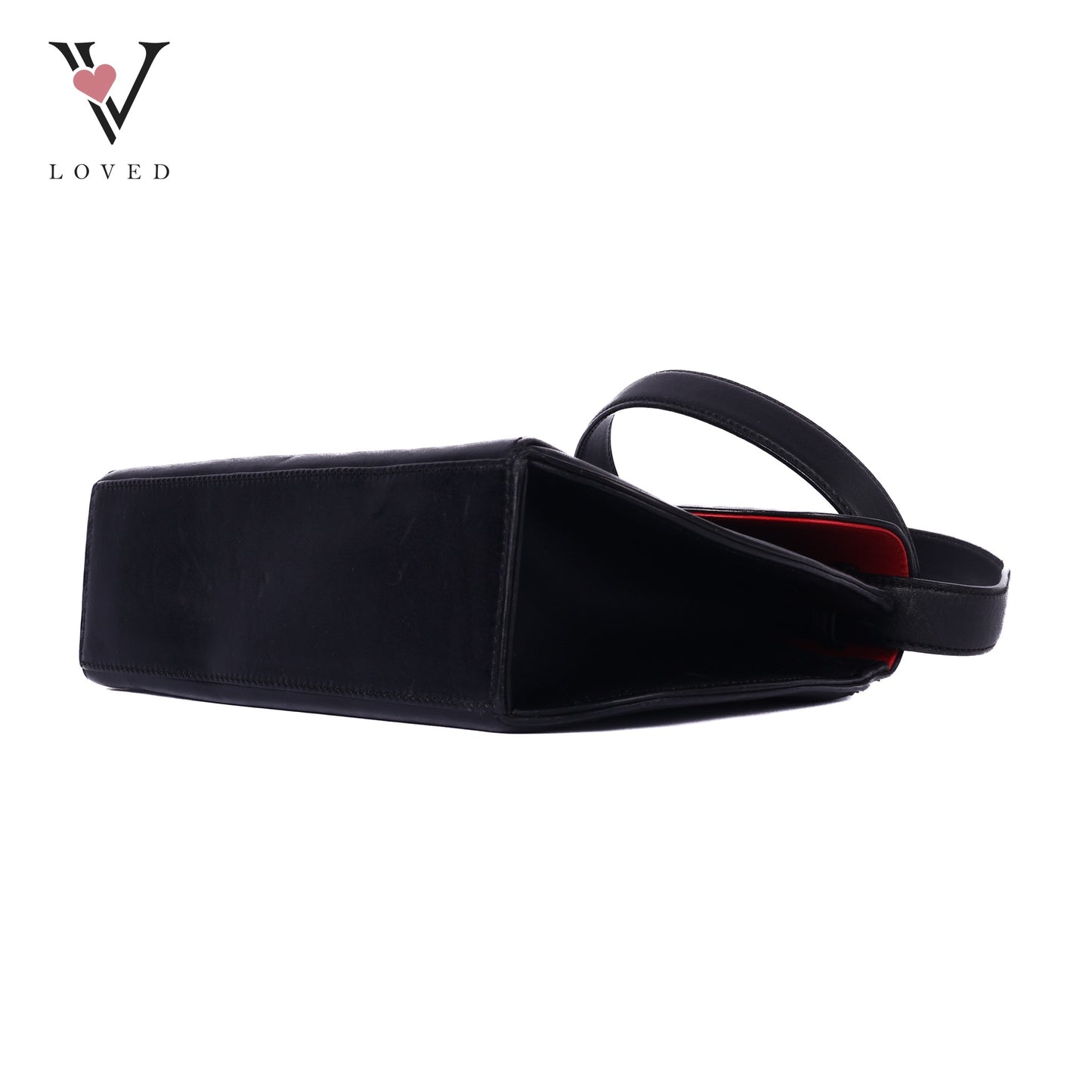 Black Leather Panthere Shoulder Bag