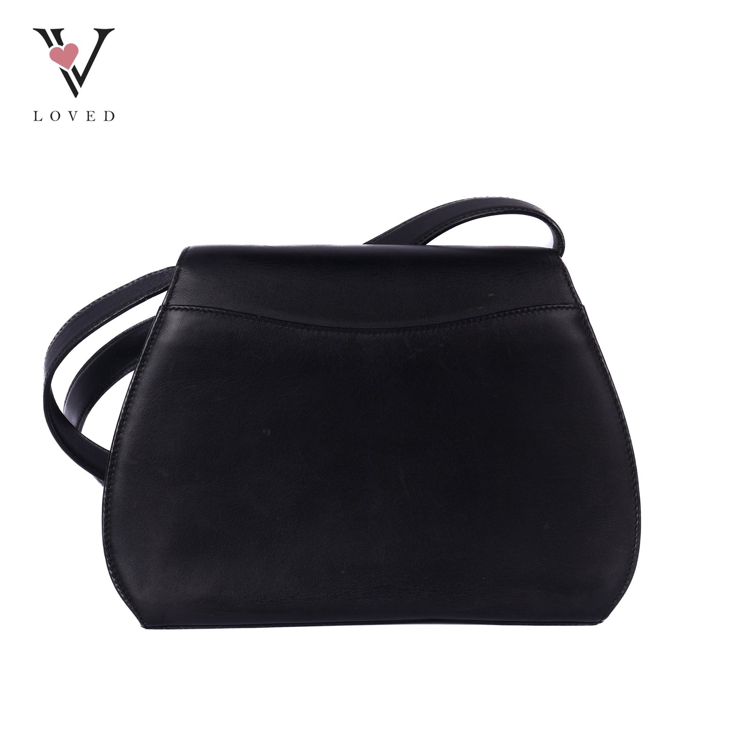 Black Leather Panthere Shoulder Bag