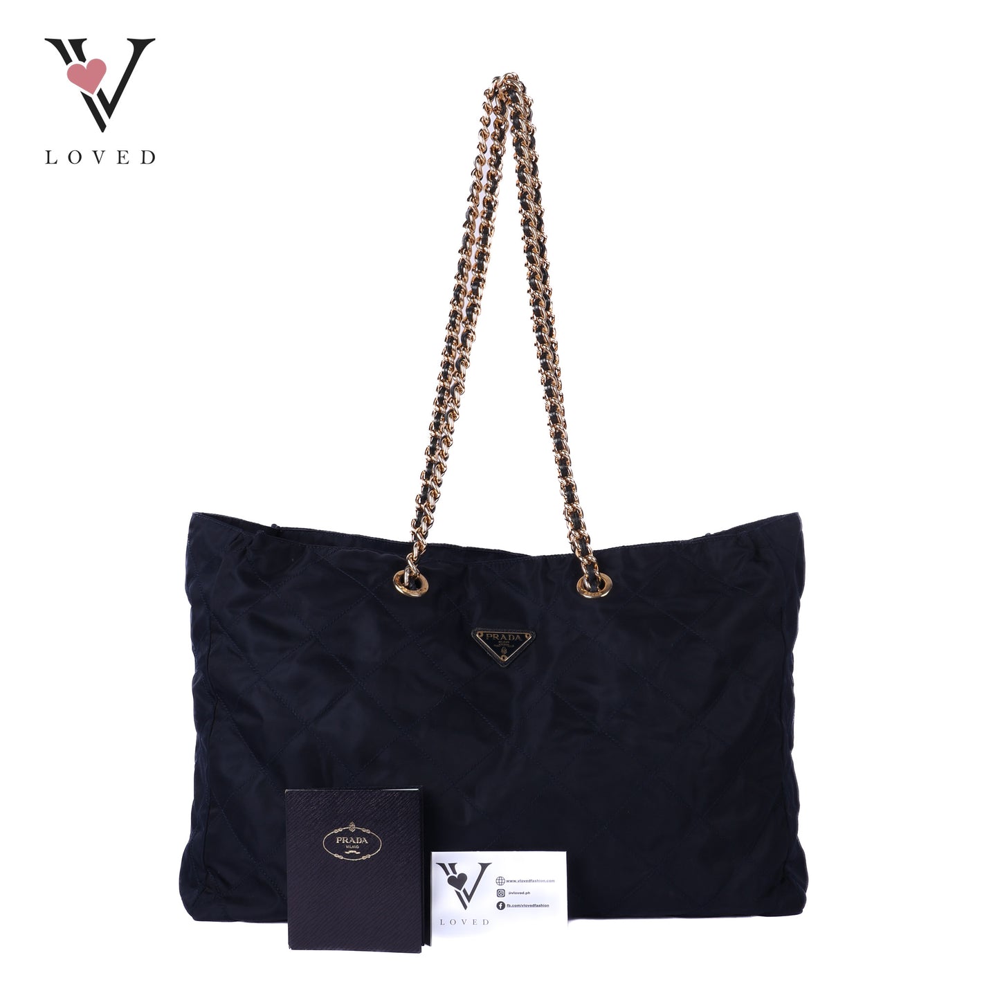 Tessuto Quilted Chain Shoulder Bag