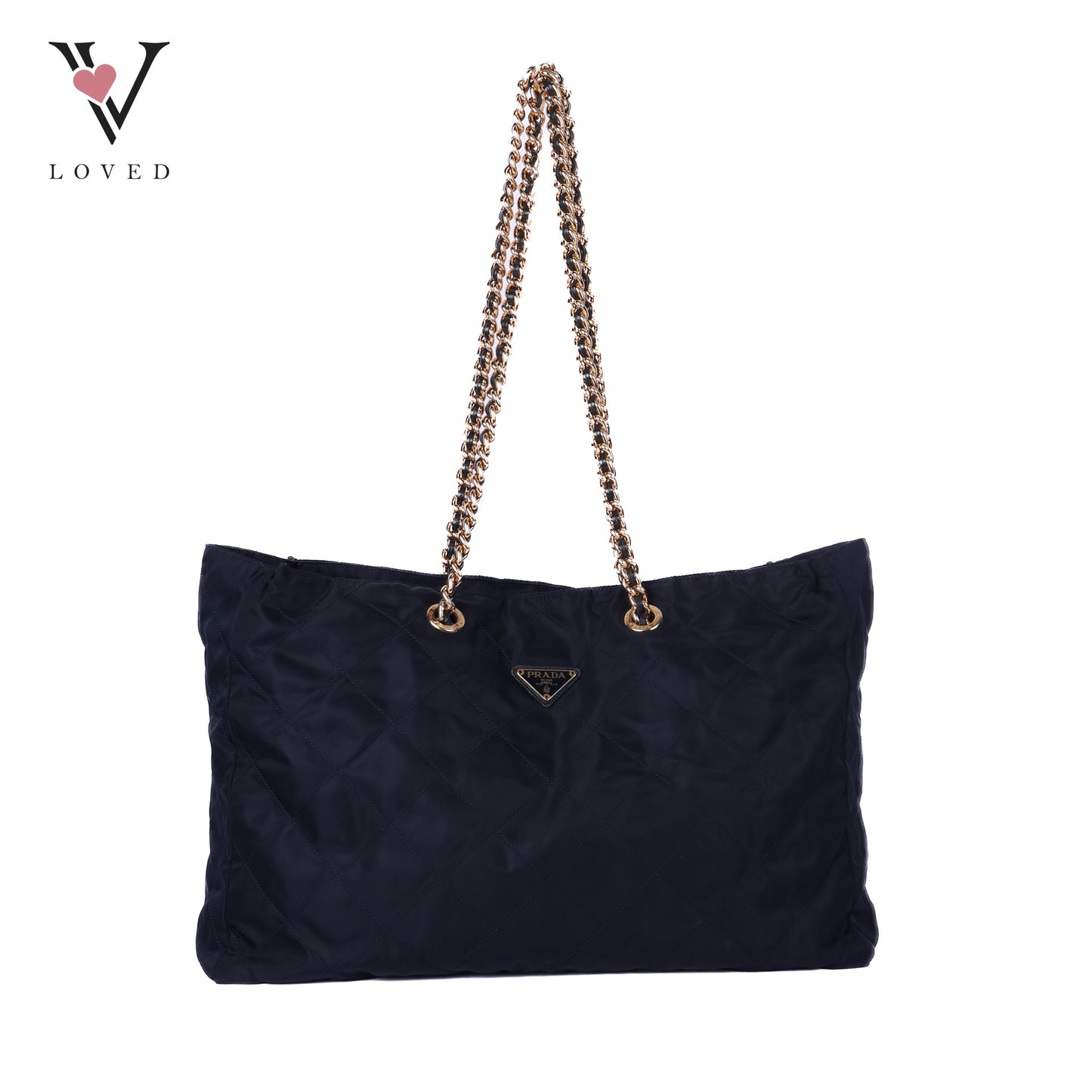Tessuto Quilted Chain Shoulder Bag