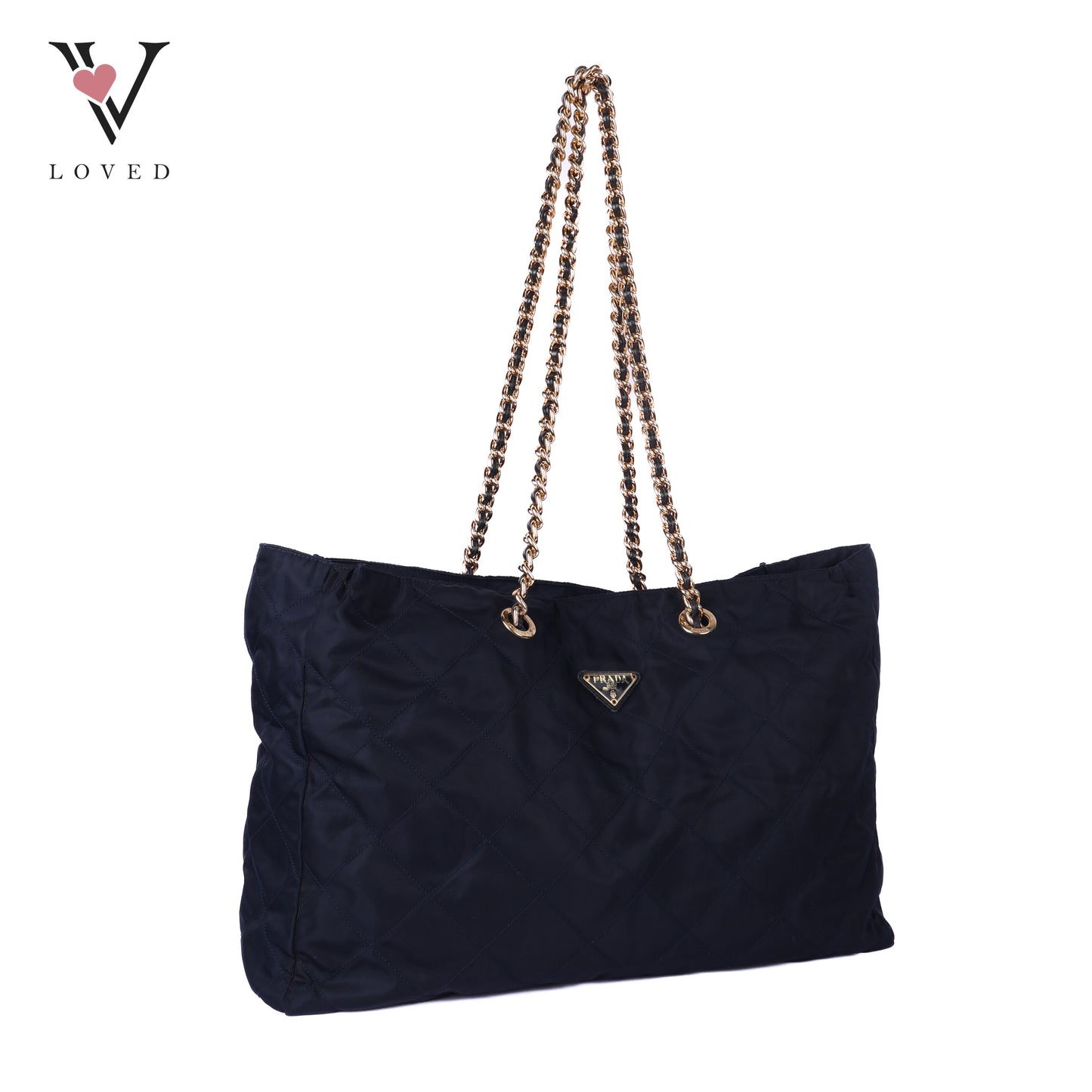 Tessuto Quilted Chain Shoulder Bag