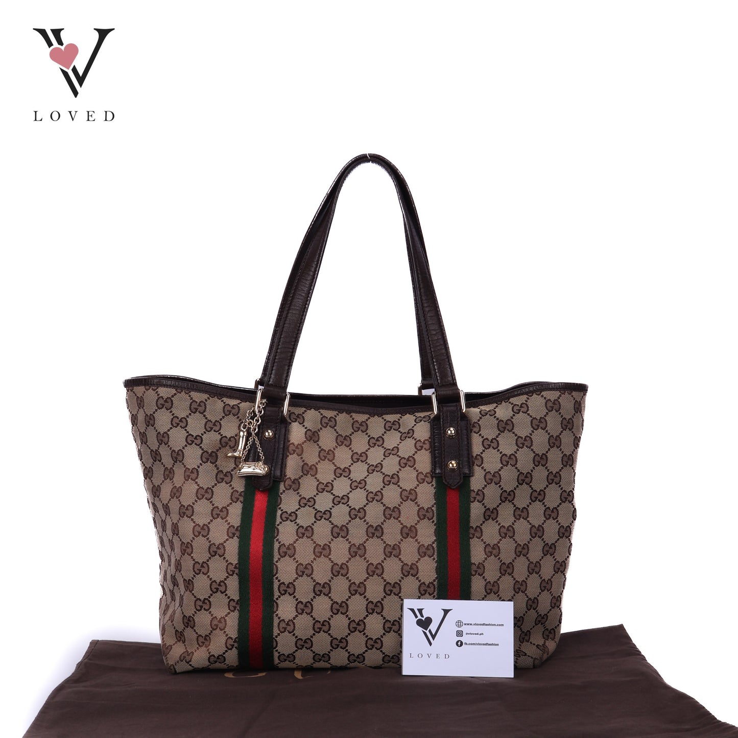 139260 GG canvas tote bag