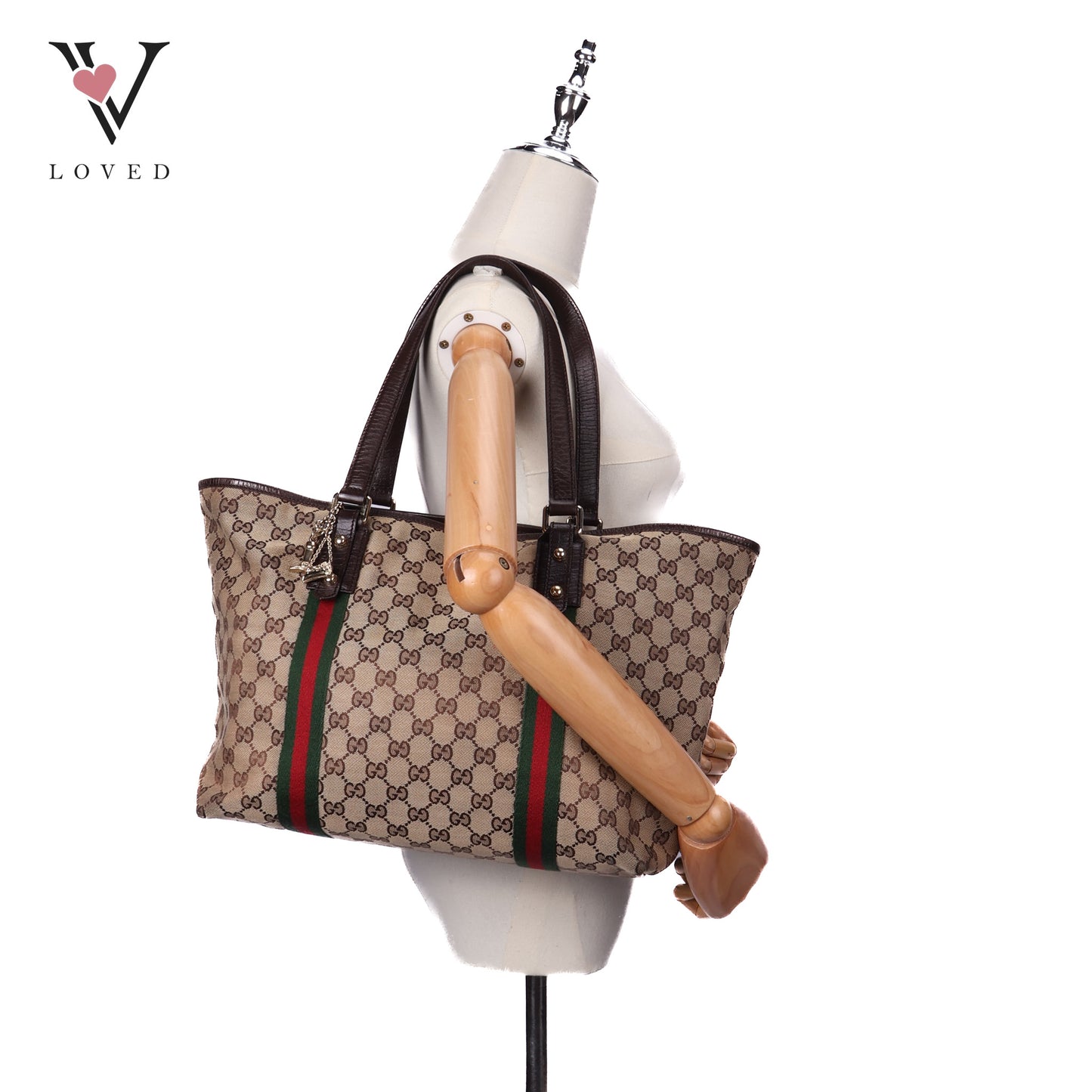 139260 GG canvas tote bag