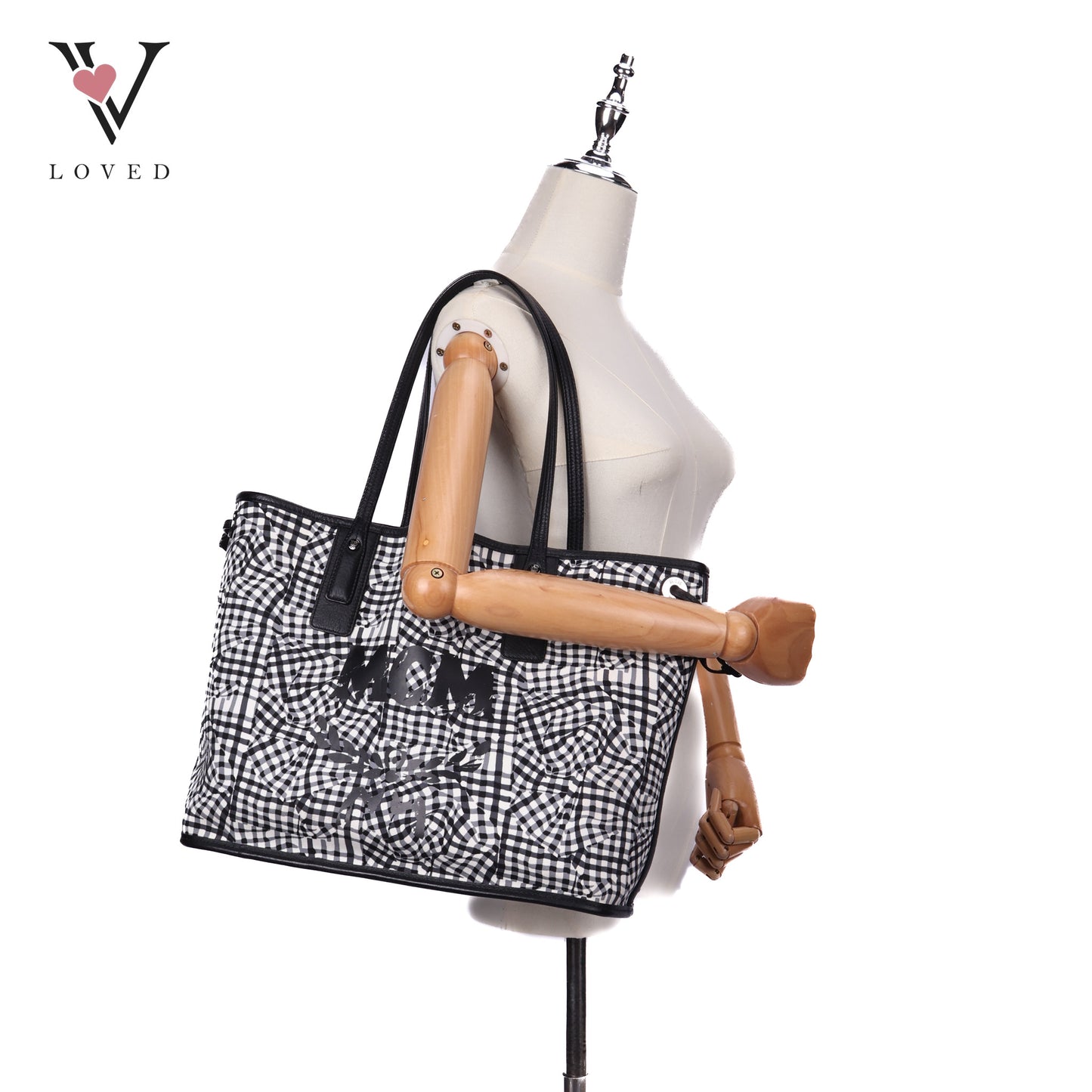 Reversible Liz Shopper in Visetos Black