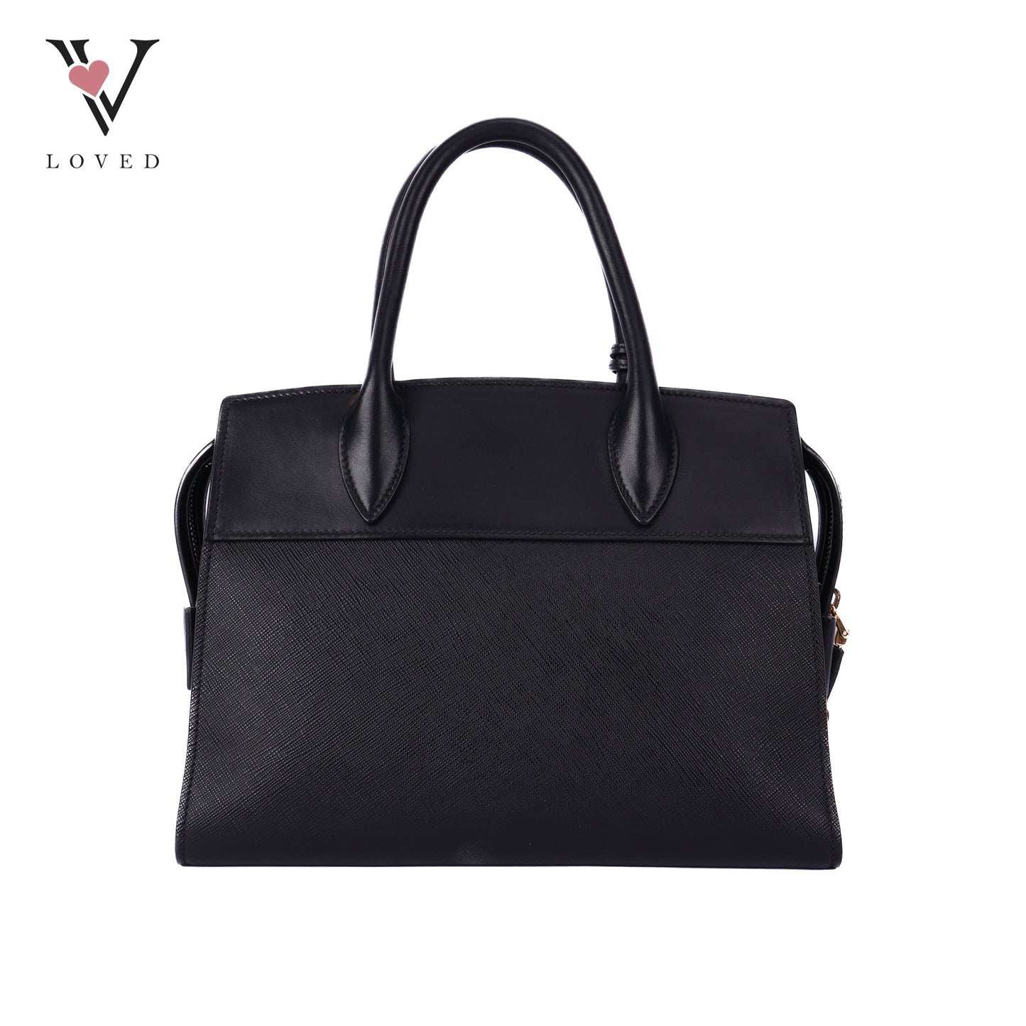 Esplanade in Black Saffiano Leather