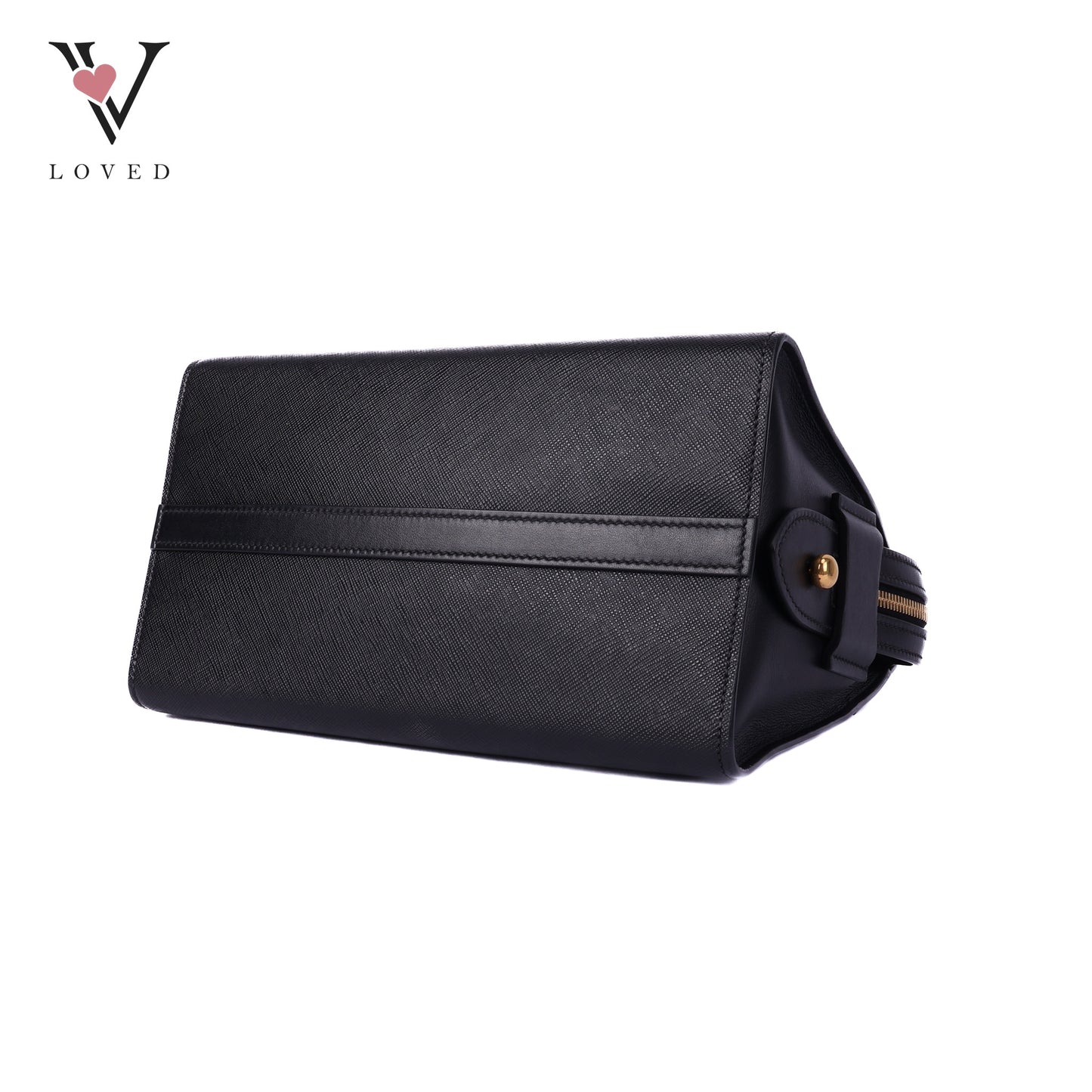 Esplanade in Black Saffiano Leather