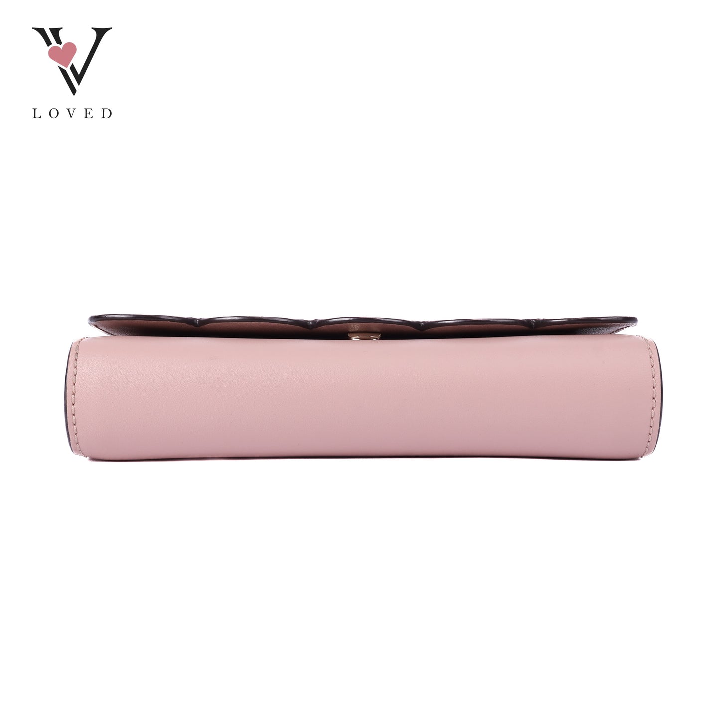 New York Pale Pink Small Leather Crossbody Bag