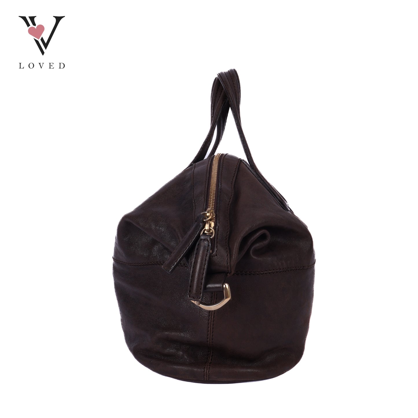 Nightingale Dark Brown Lambskin Leather