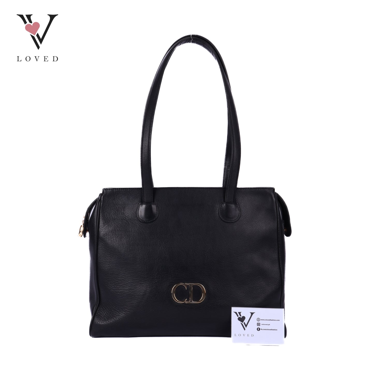 Tote Bag In Black Leather