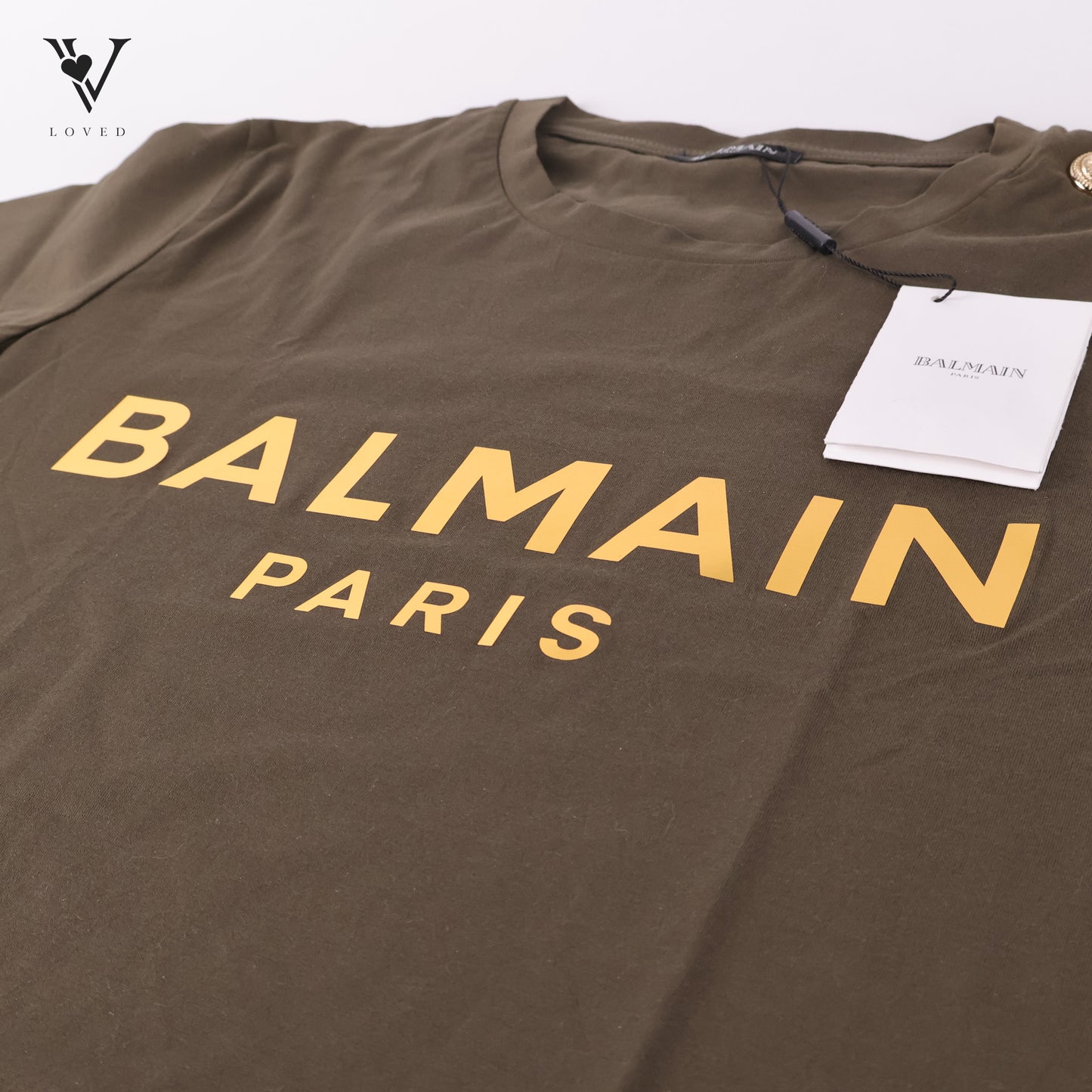 Women's Shirt In Metallic Logo Print